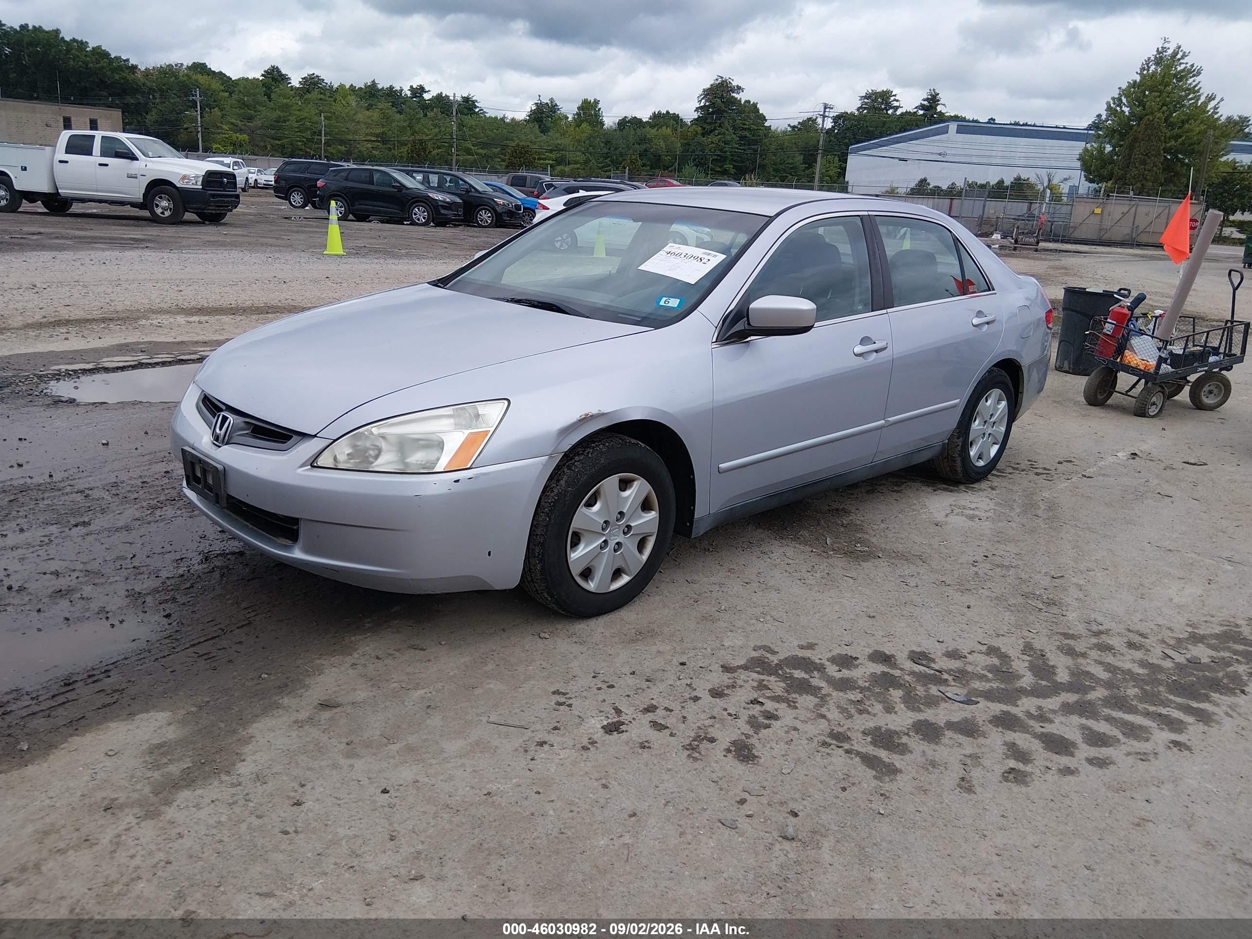 2004 Honda Accord 2.4 Lx Silver vin: 1HGCM56374A141424