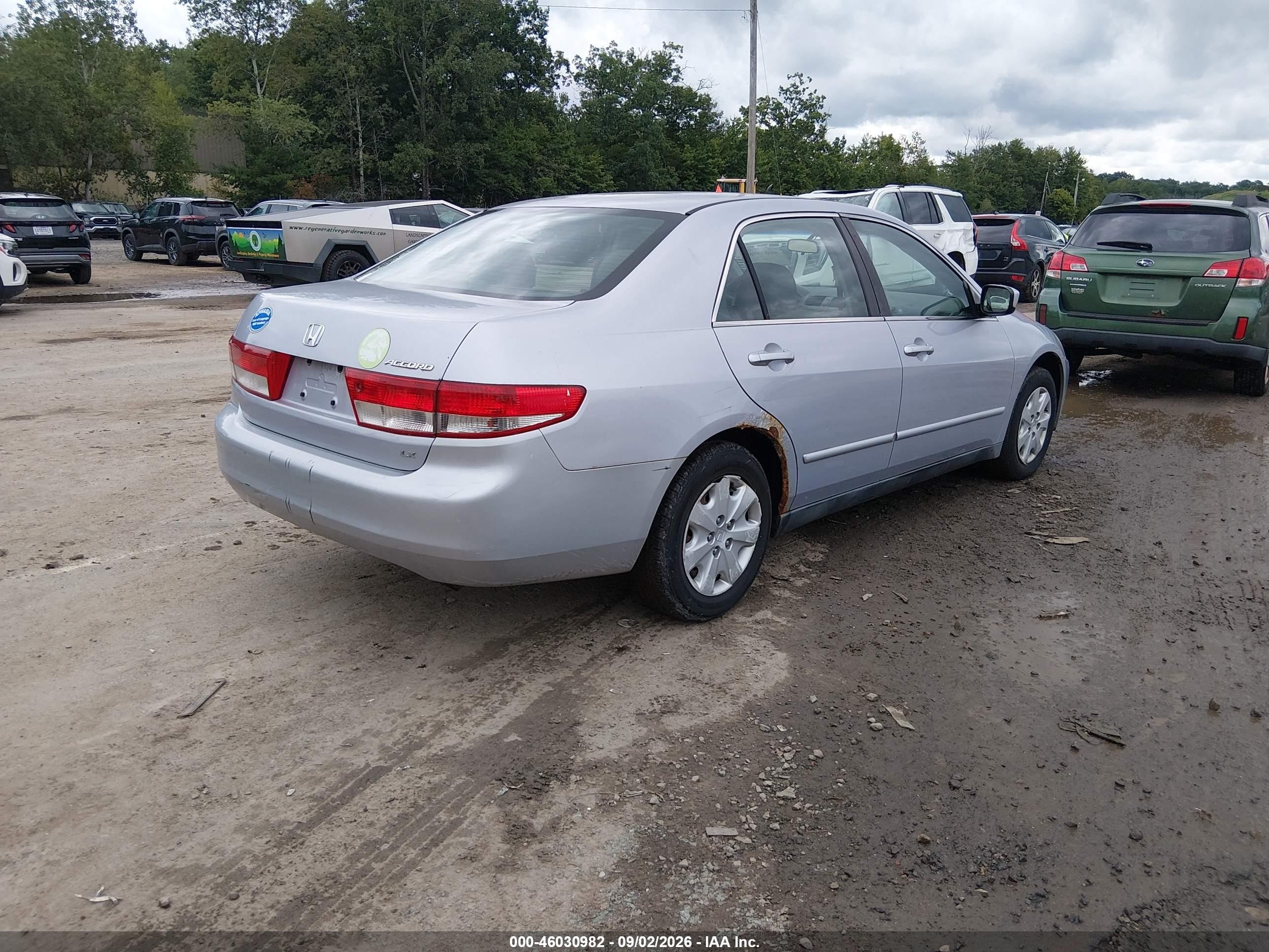 2004 Honda Accord 2.4 Lx Silver vin: 1HGCM56374A141424
