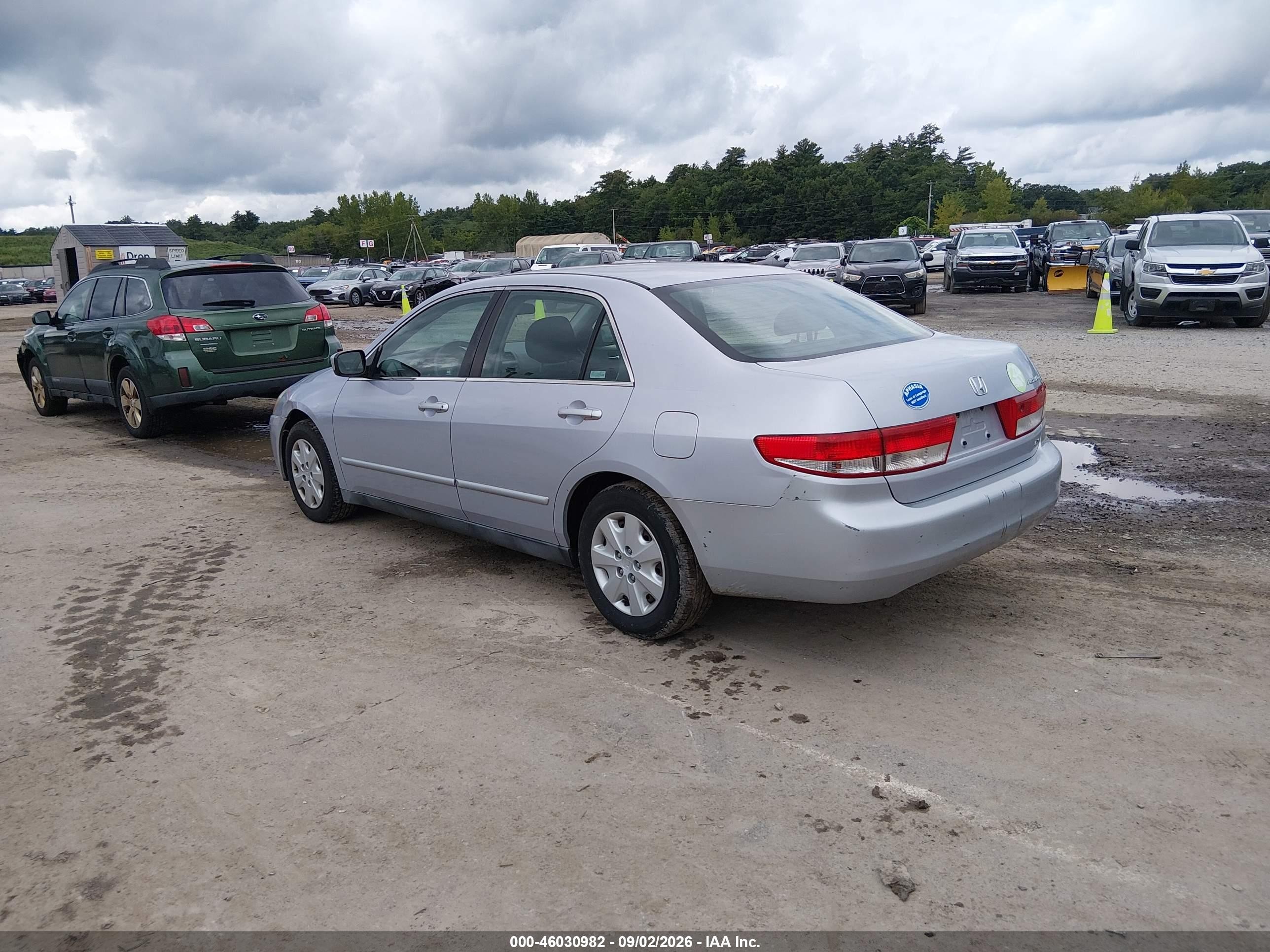 2004 Honda Accord 2.4 Lx Silver vin: 1HGCM56374A141424