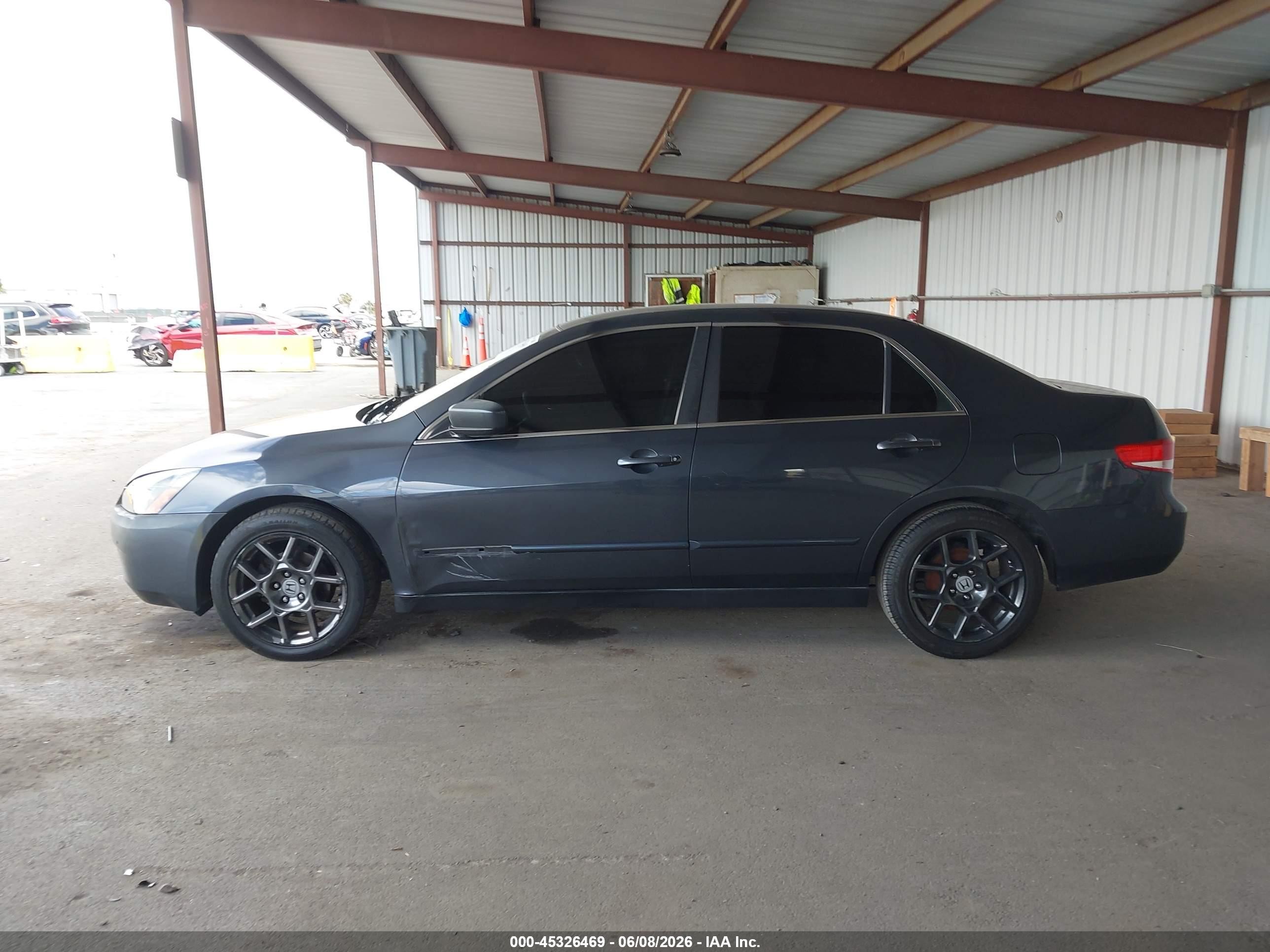 2004 Honda Accord 2.4 Lx Серый vin: 1HGCM56374A147286