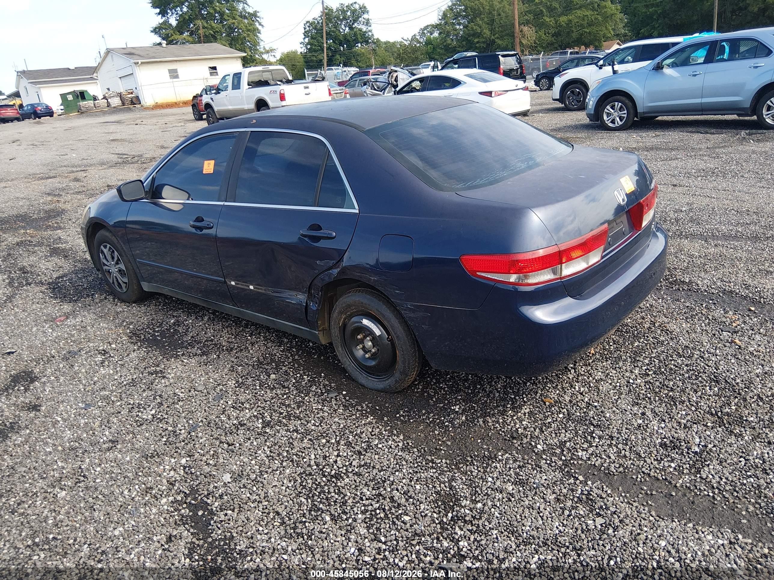 2004 Honda Accord 2.4 Lx Blue vin: 1HGCM56374A147661