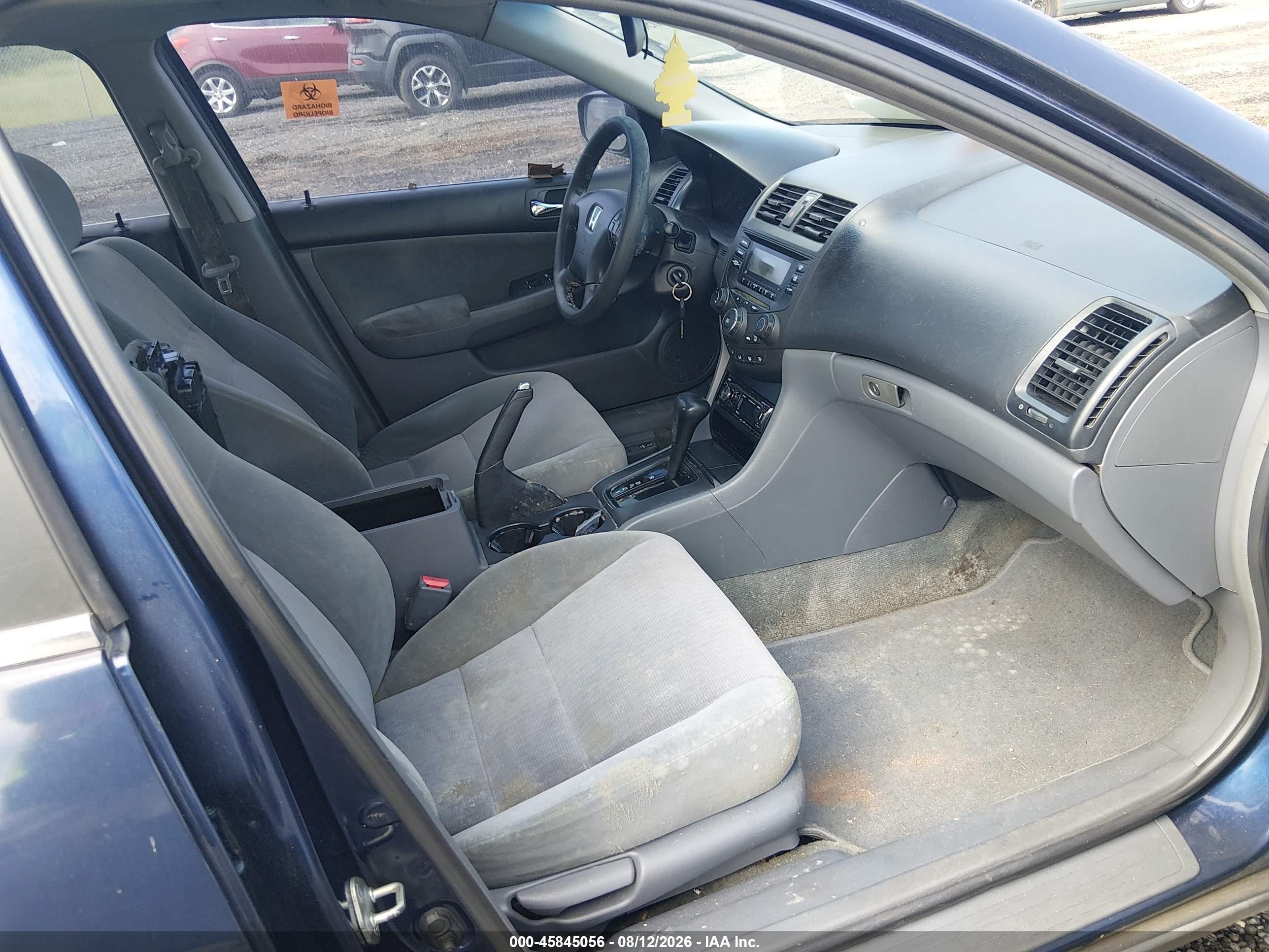 2004 Honda Accord 2.4 Lx Blue vin: 1HGCM56374A147661