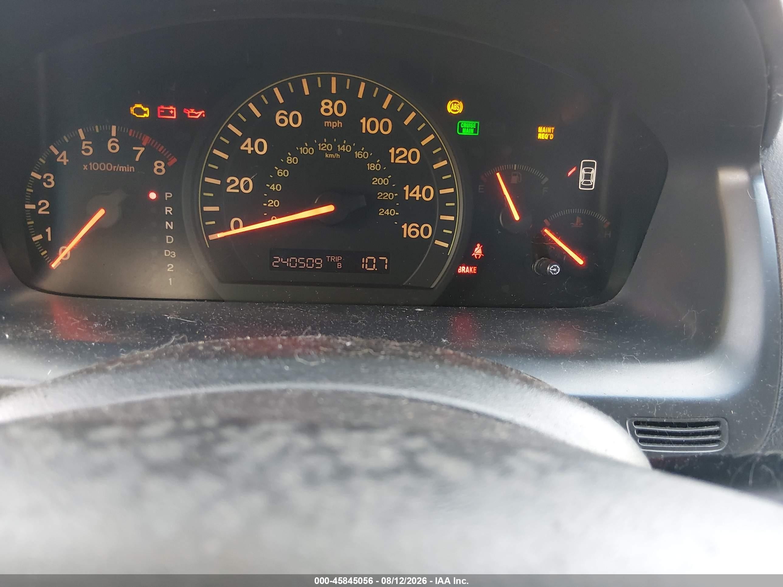 2004 Honda Accord 2.4 Lx Blue vin: 1HGCM56374A147661