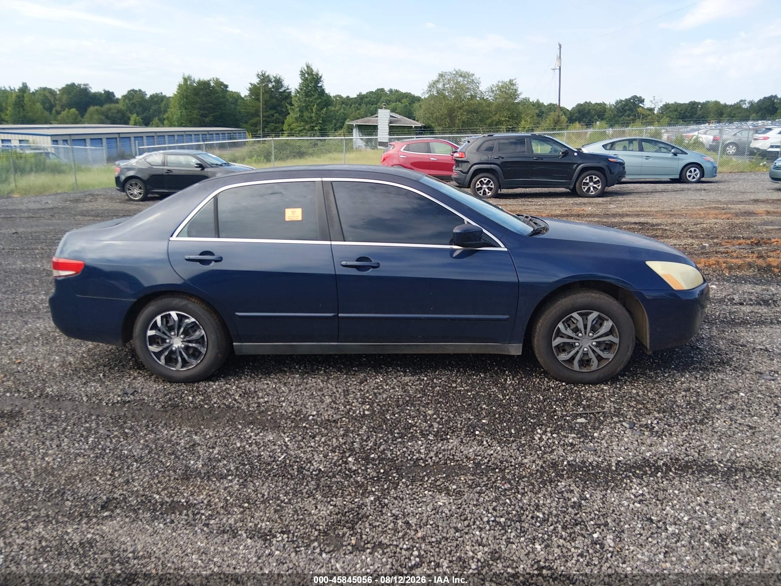 2004 Honda Accord 2.4 Lx Blue vin: 1HGCM56374A147661