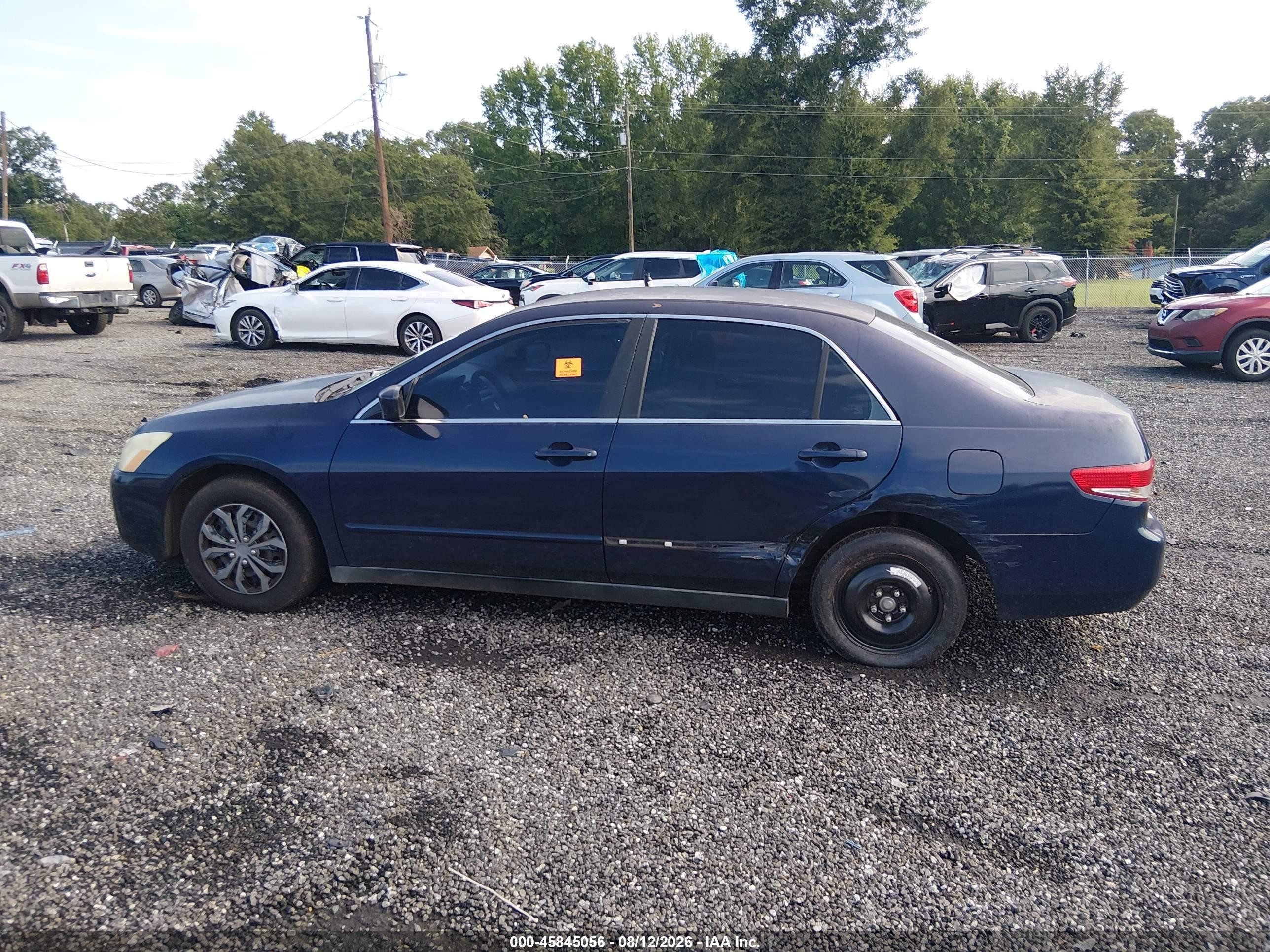 2004 Honda Accord 2.4 Lx Blue vin: 1HGCM56374A147661