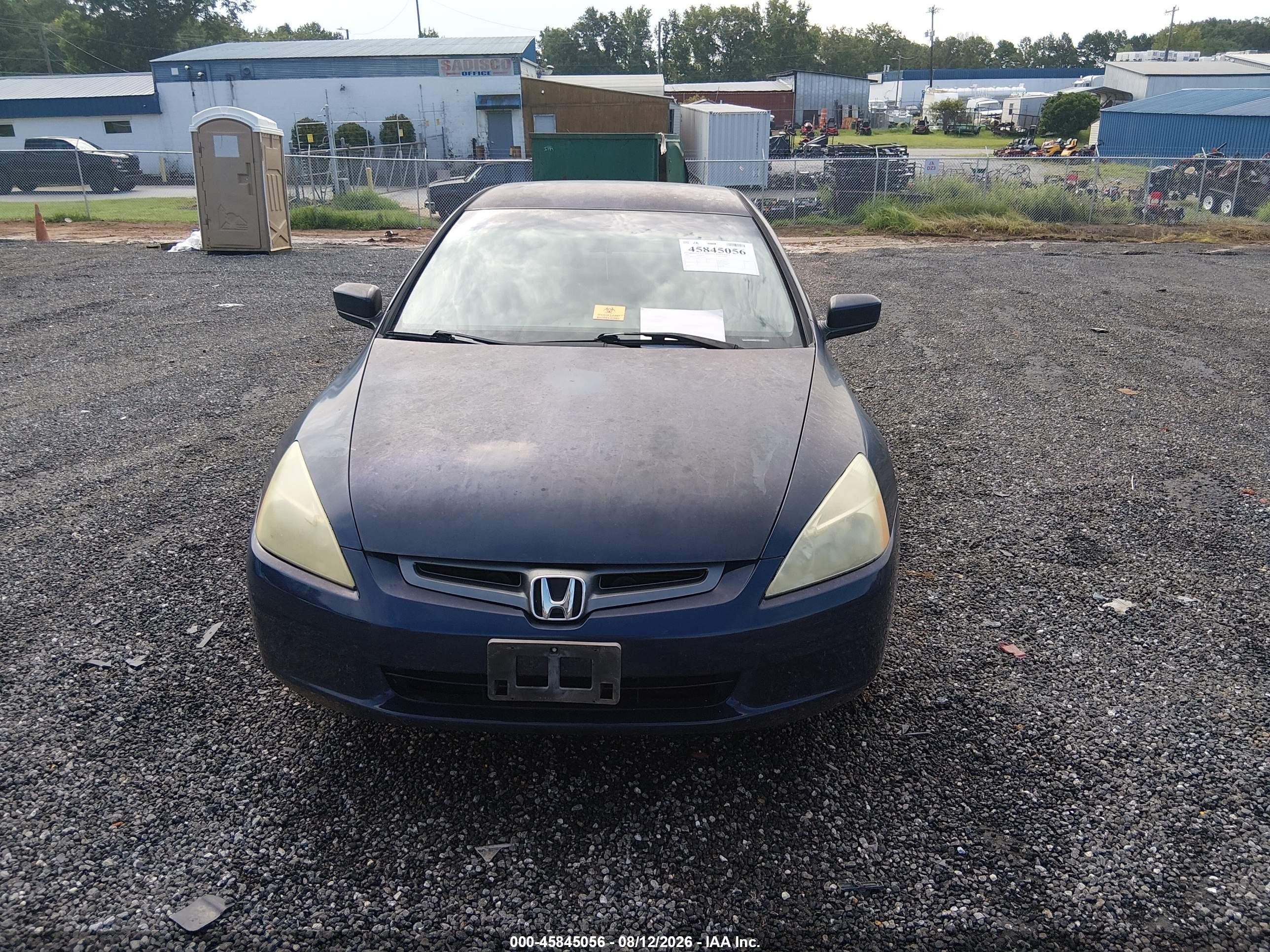 2004 Honda Accord 2.4 Lx Blue vin: 1HGCM56374A147661