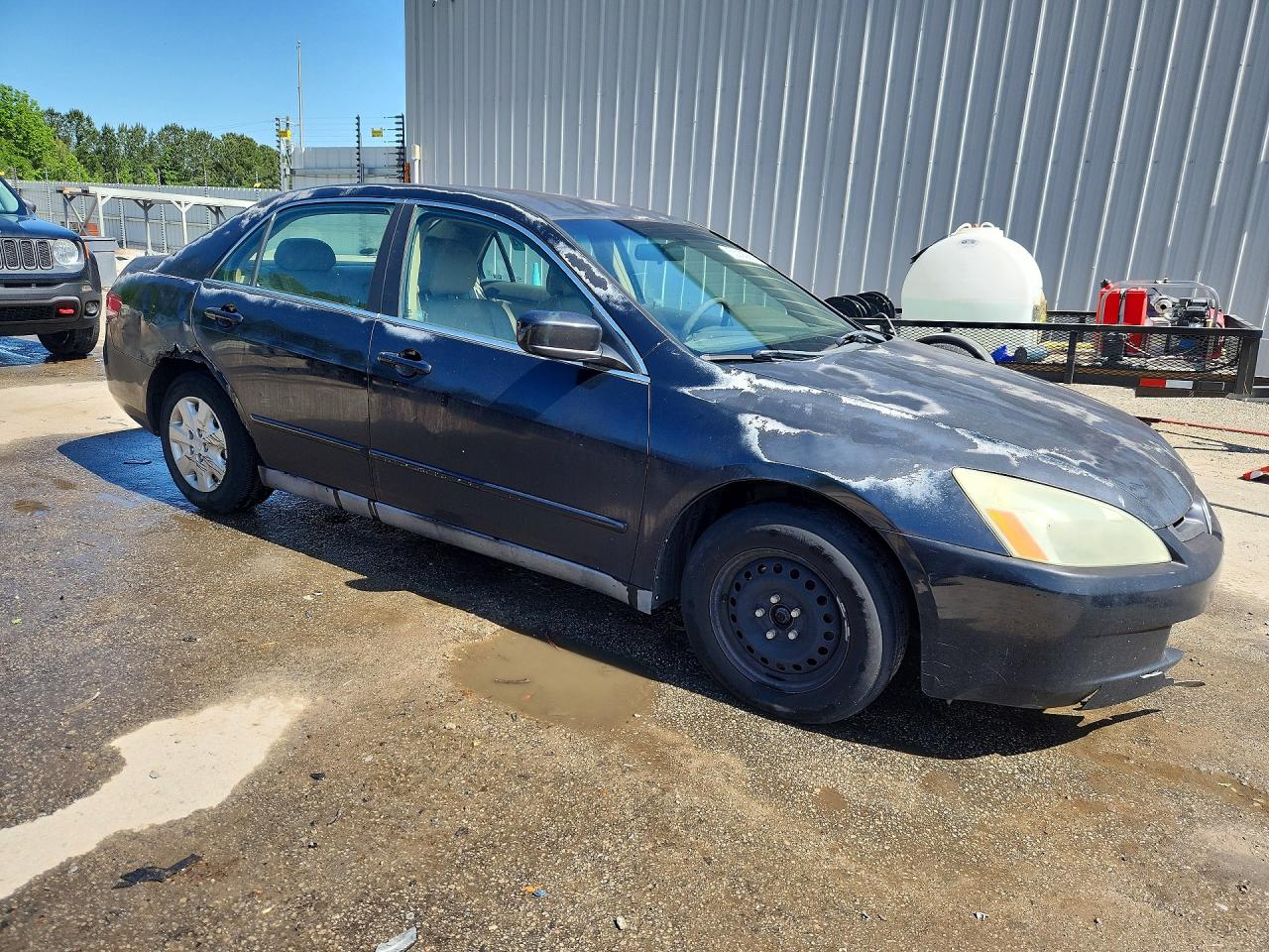 2004 Honda Accord Lx Серый vin: 1HGCM56374A156313