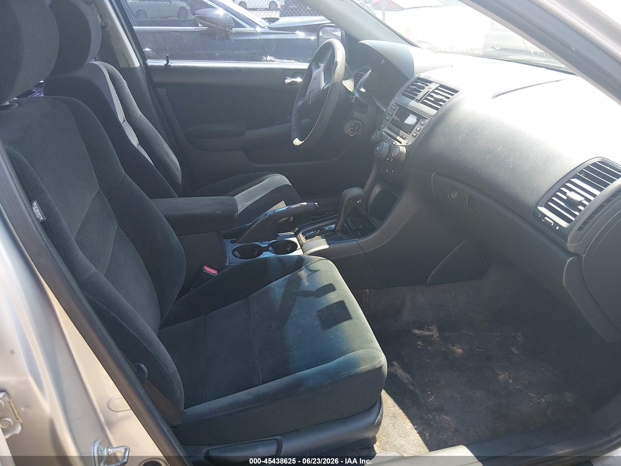 2006 Honda Accord 2.4 Se Silver vin: 1HGCM56376A033842