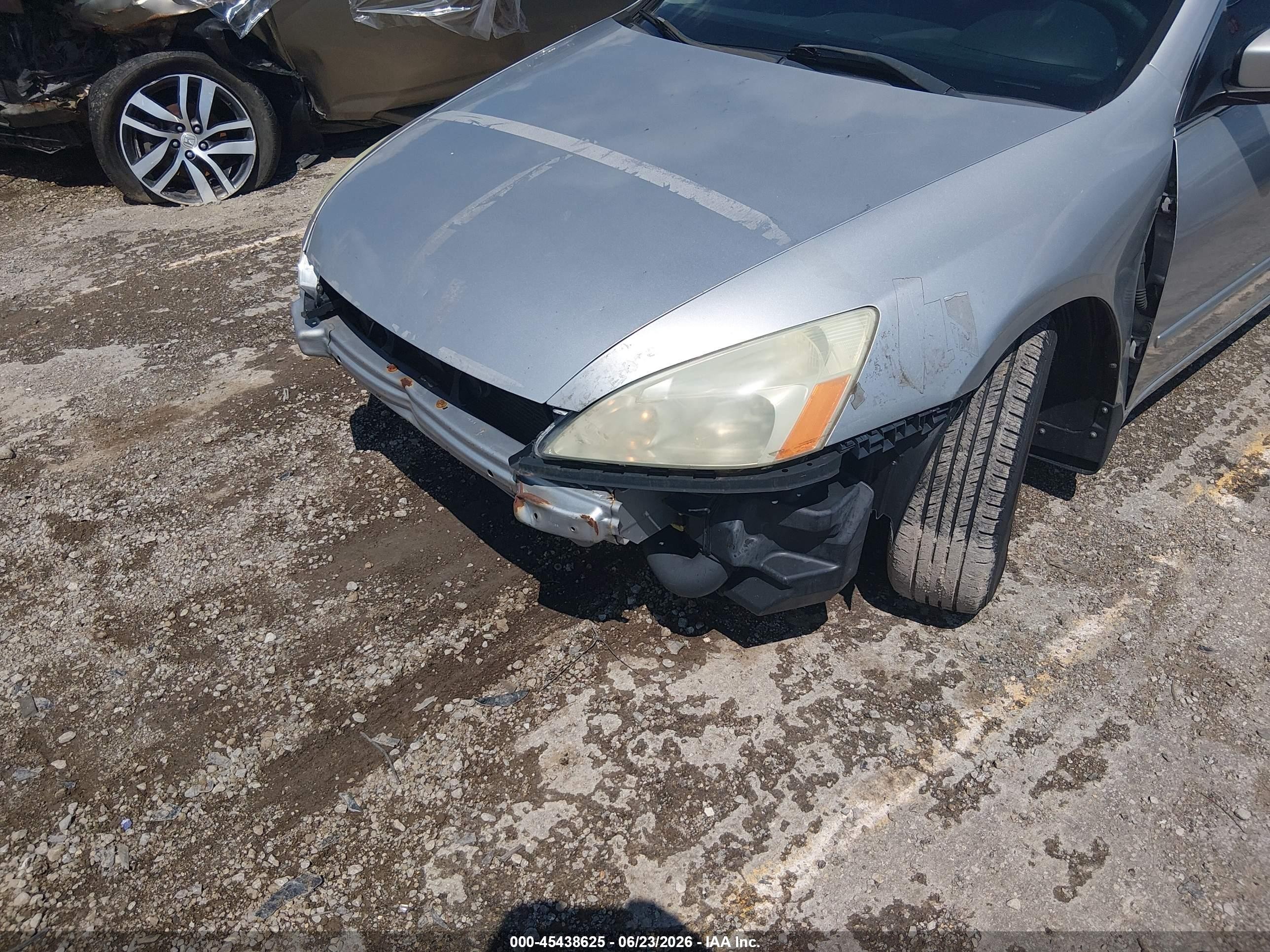 2006 Honda Accord 2.4 Se Silver vin: 1HGCM56376A033842