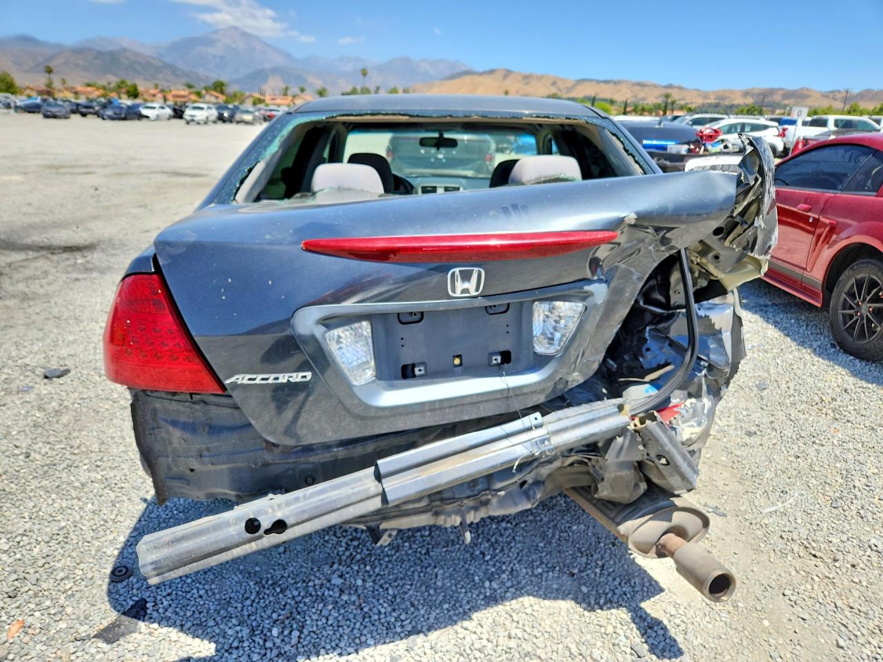 2006 Honda Accord Se Gray vin: 1HGCM56376A040418