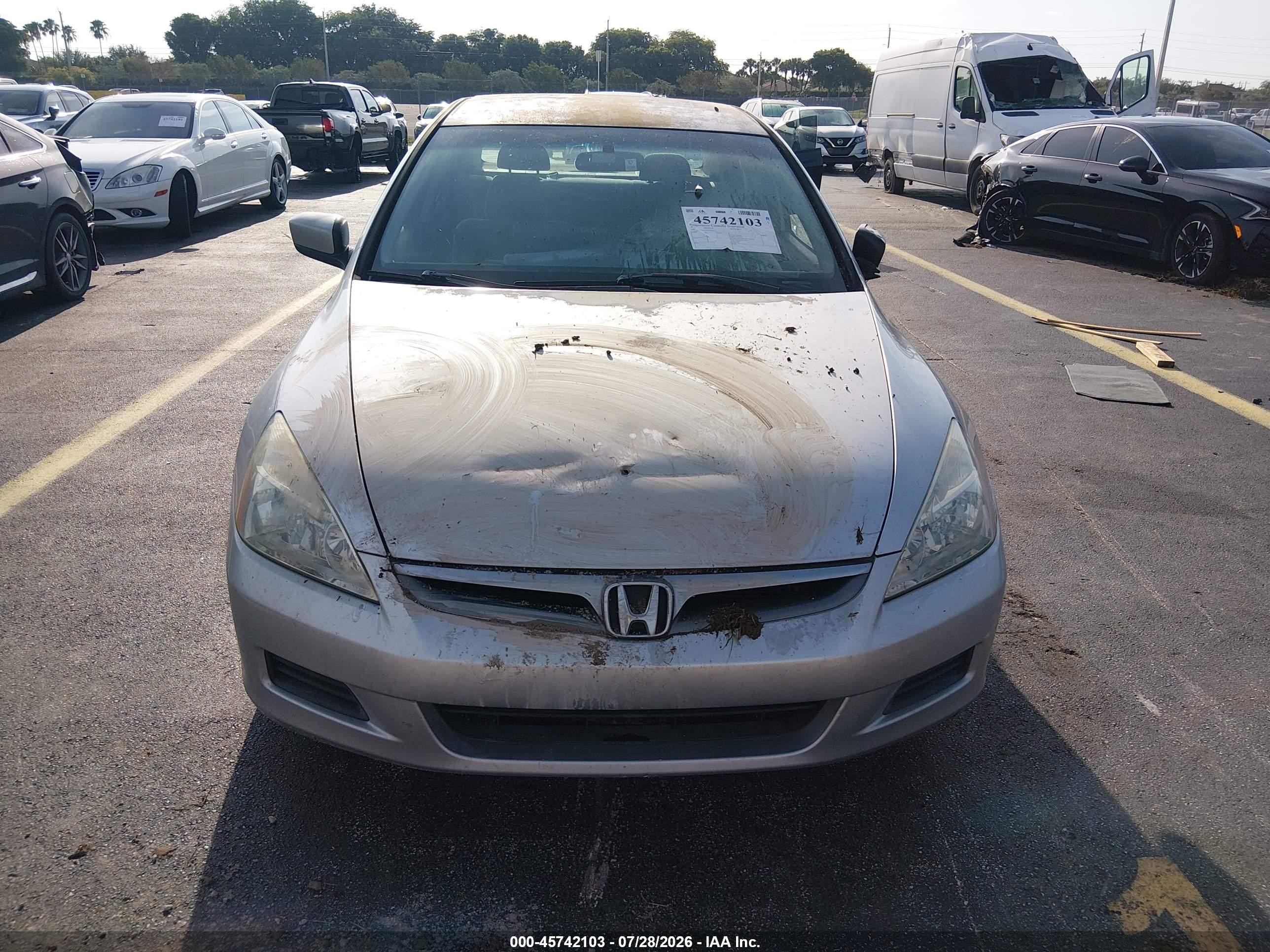 2006 Honda Accord 2.4 Se Silver vin: 1HGCM56376A076061