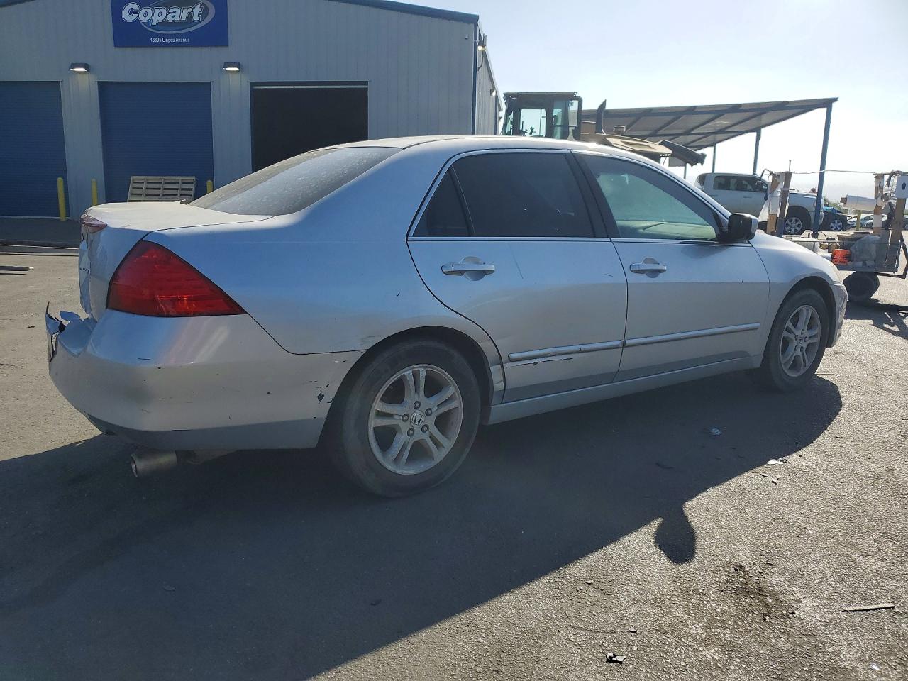 2006 Honda Accord Se Silver vin: 1HGCM56376A099713