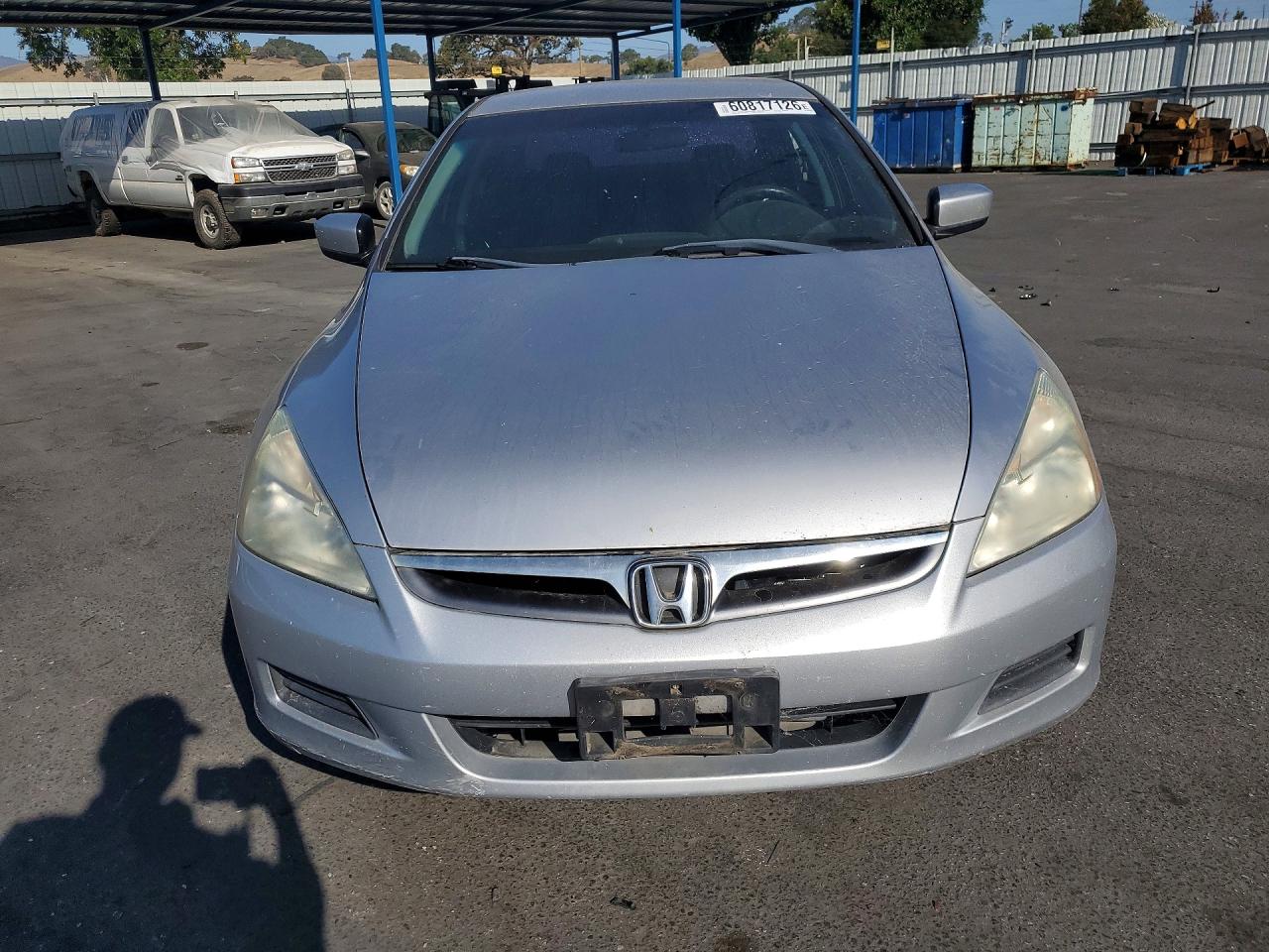 2006 Honda Accord Se Silver vin: 1HGCM56376A099713