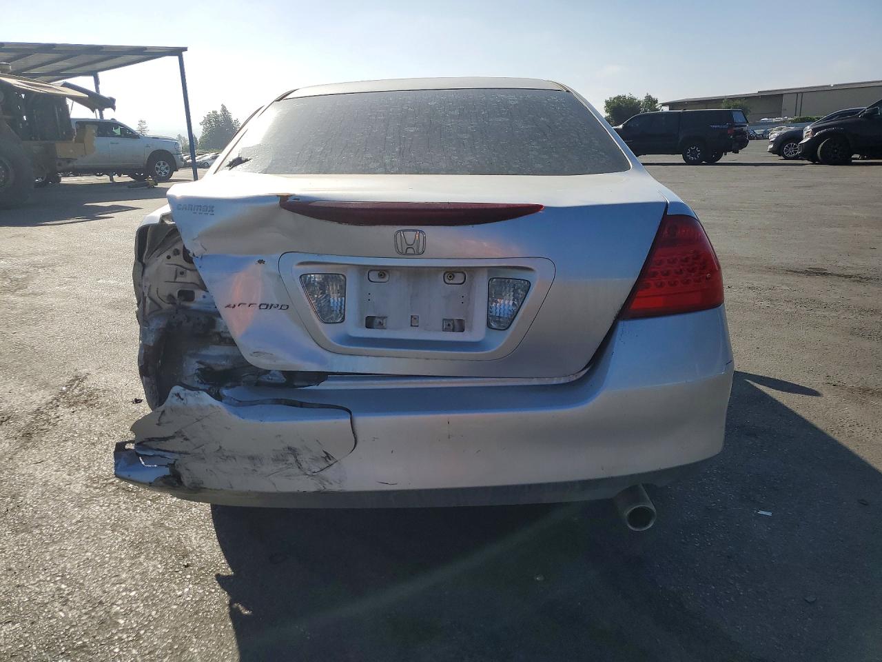 2006 Honda Accord Se Silver vin: 1HGCM56376A099713