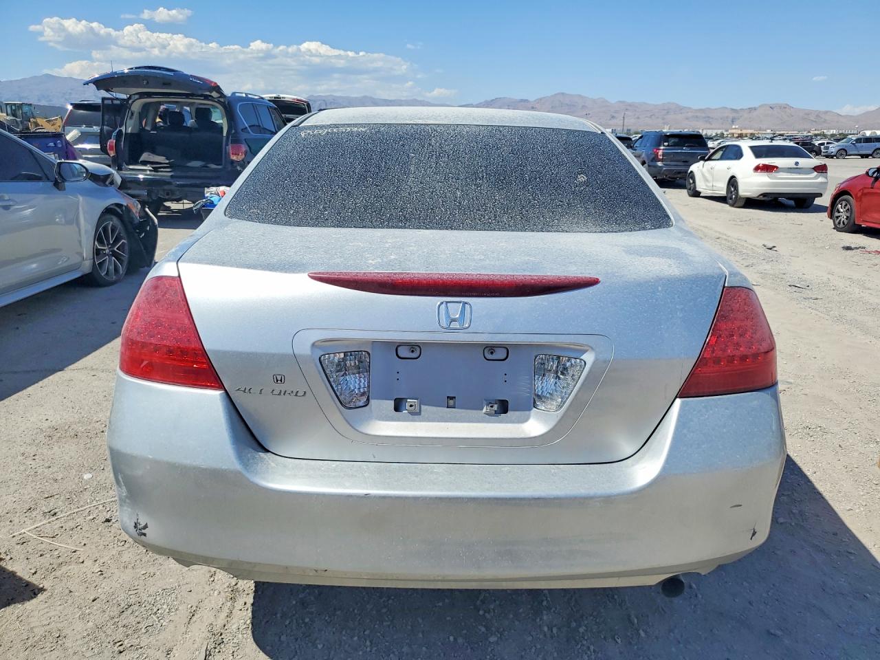 2006 Honda Accord Se Silver vin: 1HGCM56376A125274