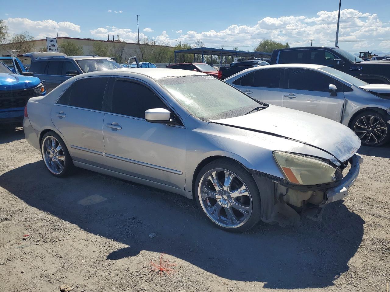 2006 Honda Accord Se Silver vin: 1HGCM56376A125274