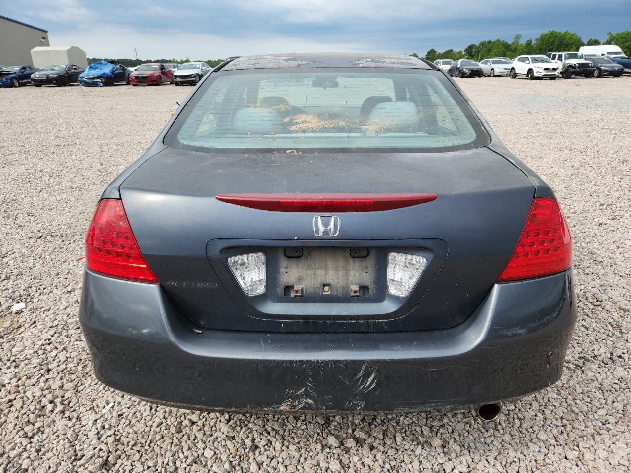 2006 Honda Accord Синий vin: 1HGCM56376A168187