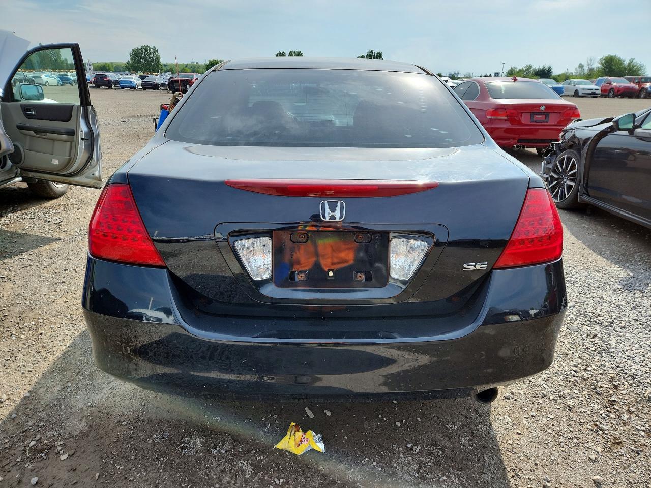 2006 Honda Accord Se Black vin: 1HGCM56376A809936