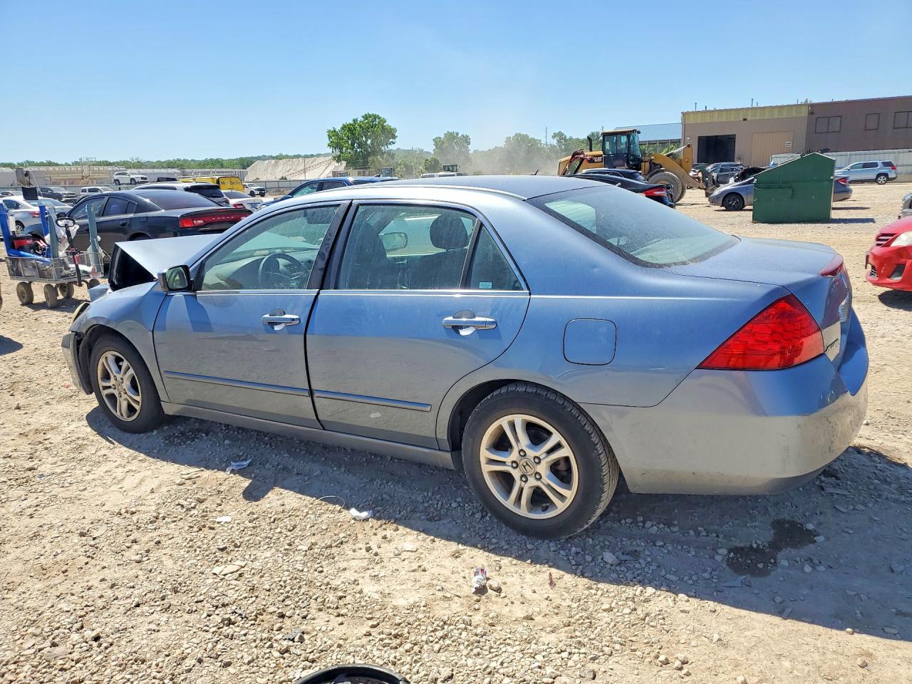 2007 Honda Accord Se Gray vin: 1HGCM56377A013897