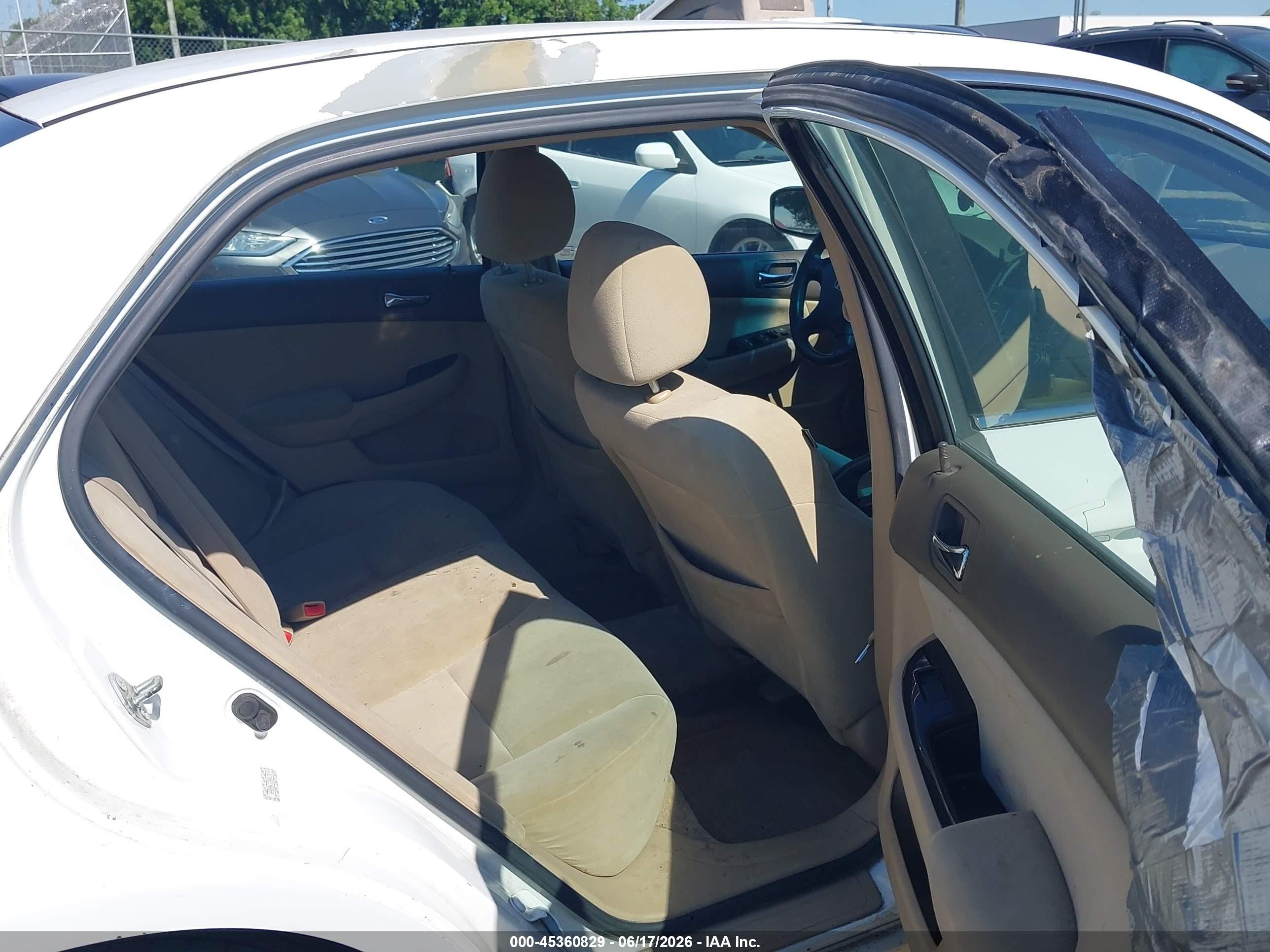 2007 Honda Accord 2.4 Se White vin: 1HGCM56377A017495