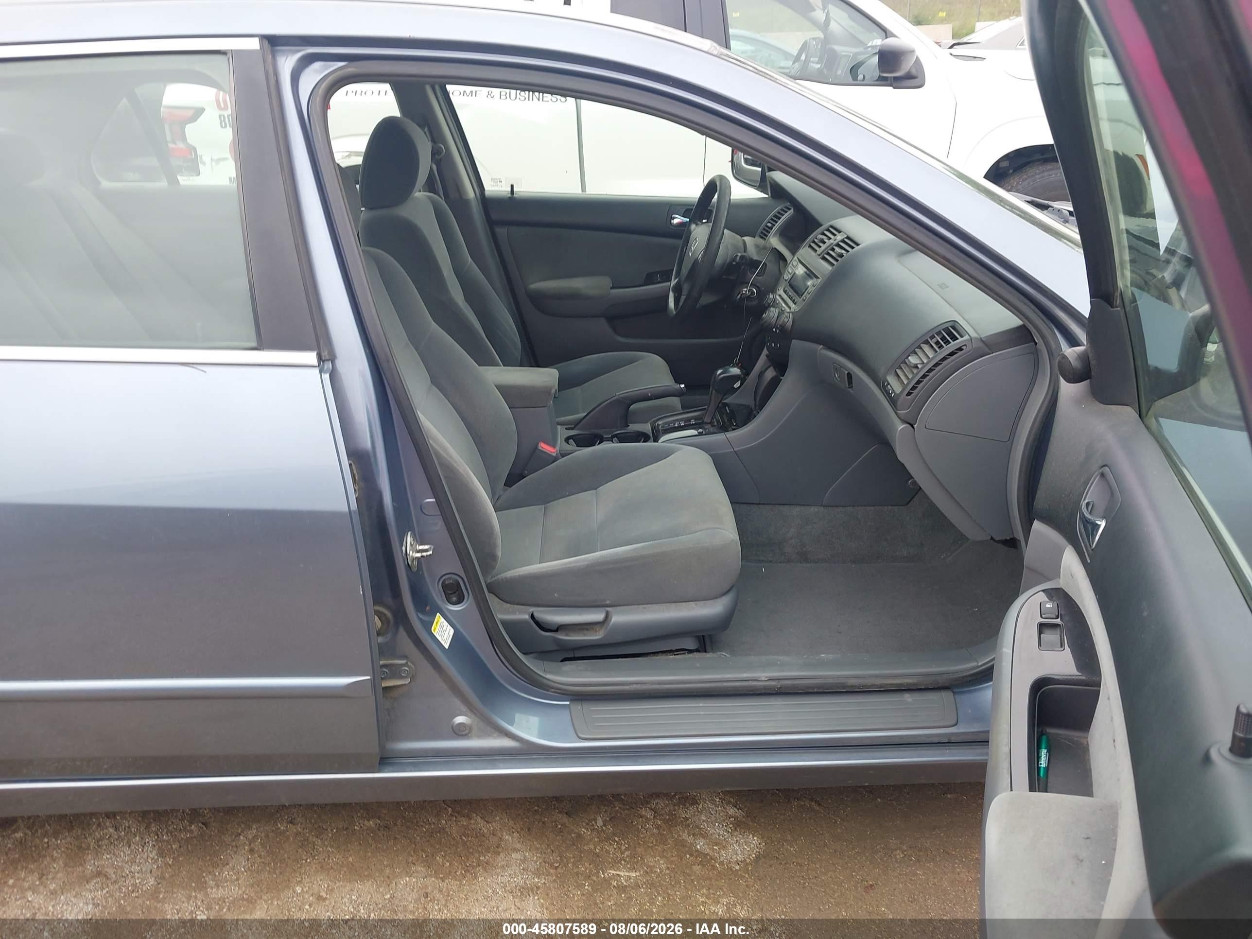 2007 Honda Accord 2.4 Se Blue vin: 1HGCM56377A087644