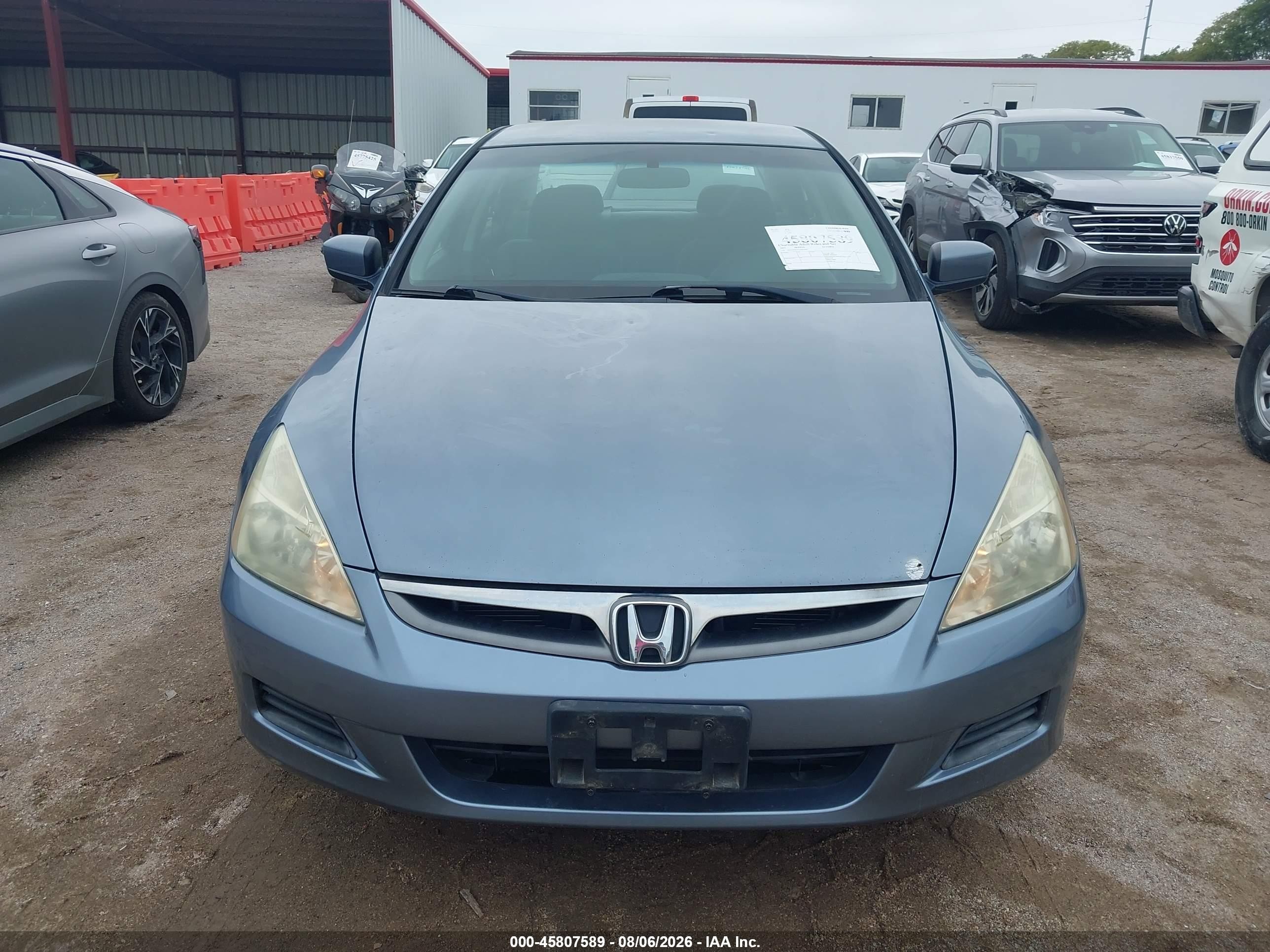 2007 Honda Accord 2.4 Se Blue vin: 1HGCM56377A087644