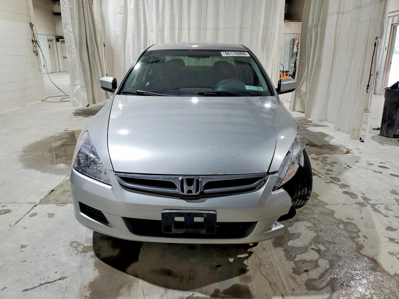 2007 Honda Accord Se Silver vin: 1HGCM56377A123204