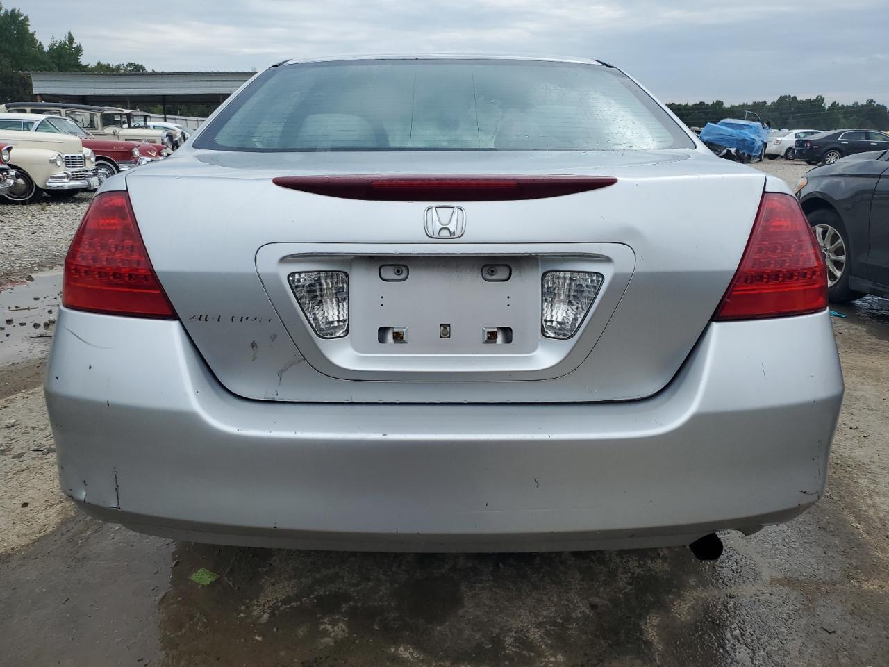2007 Honda Accord Se Silver vin: 1HGCM56377A157031