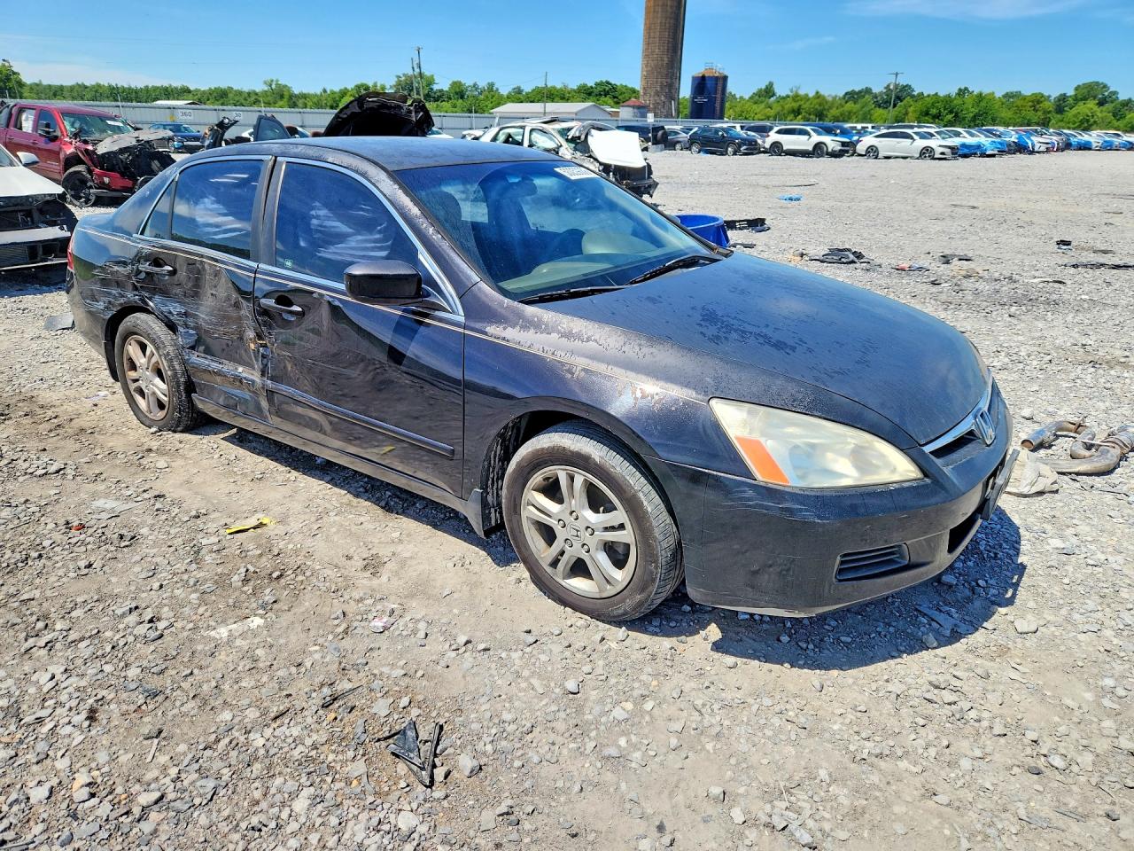 2007 Honda Accord Se Black vin: 1HGCM56377A162858