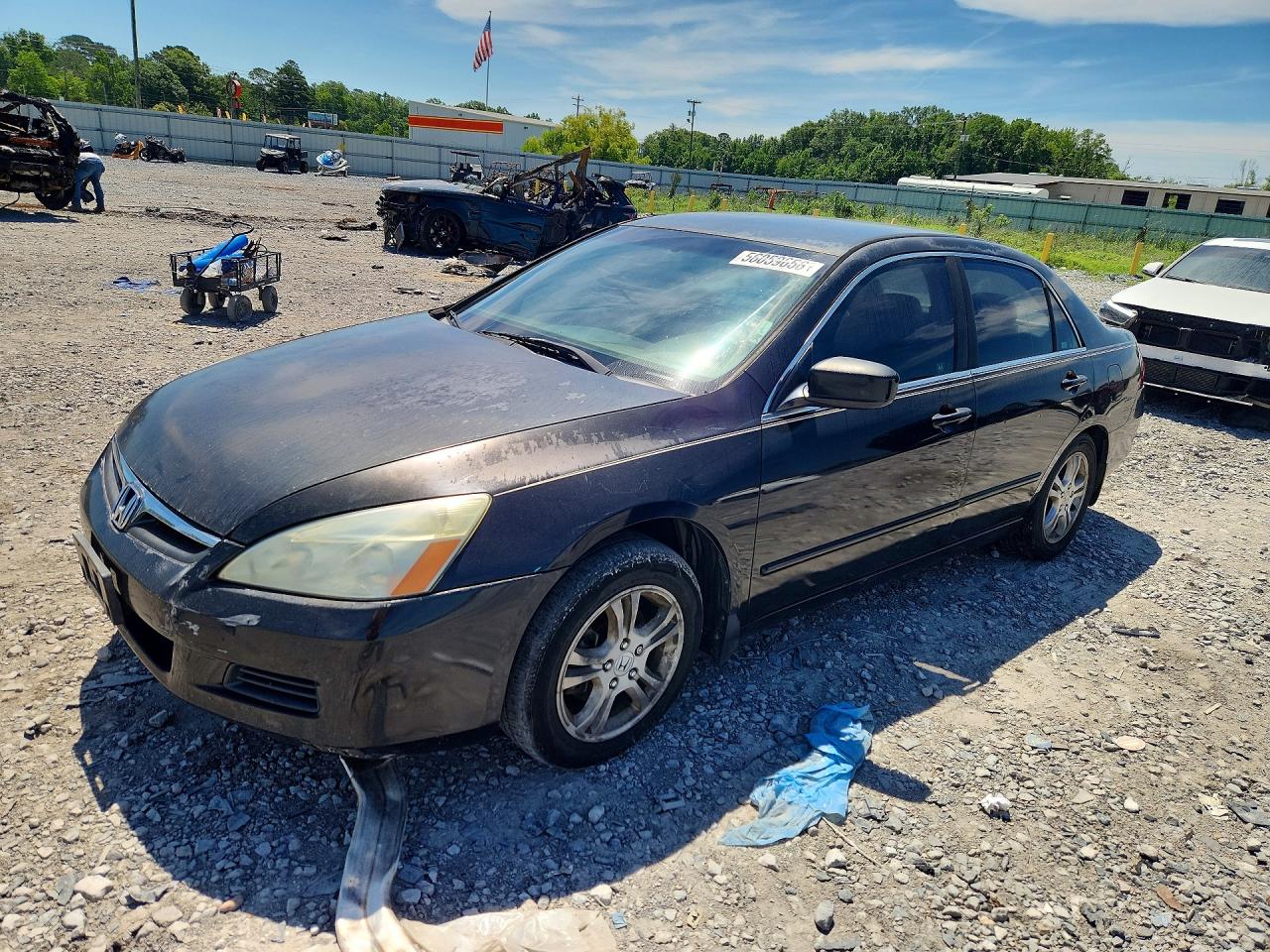 2007 Honda Accord Se Black vin: 1HGCM56377A162858