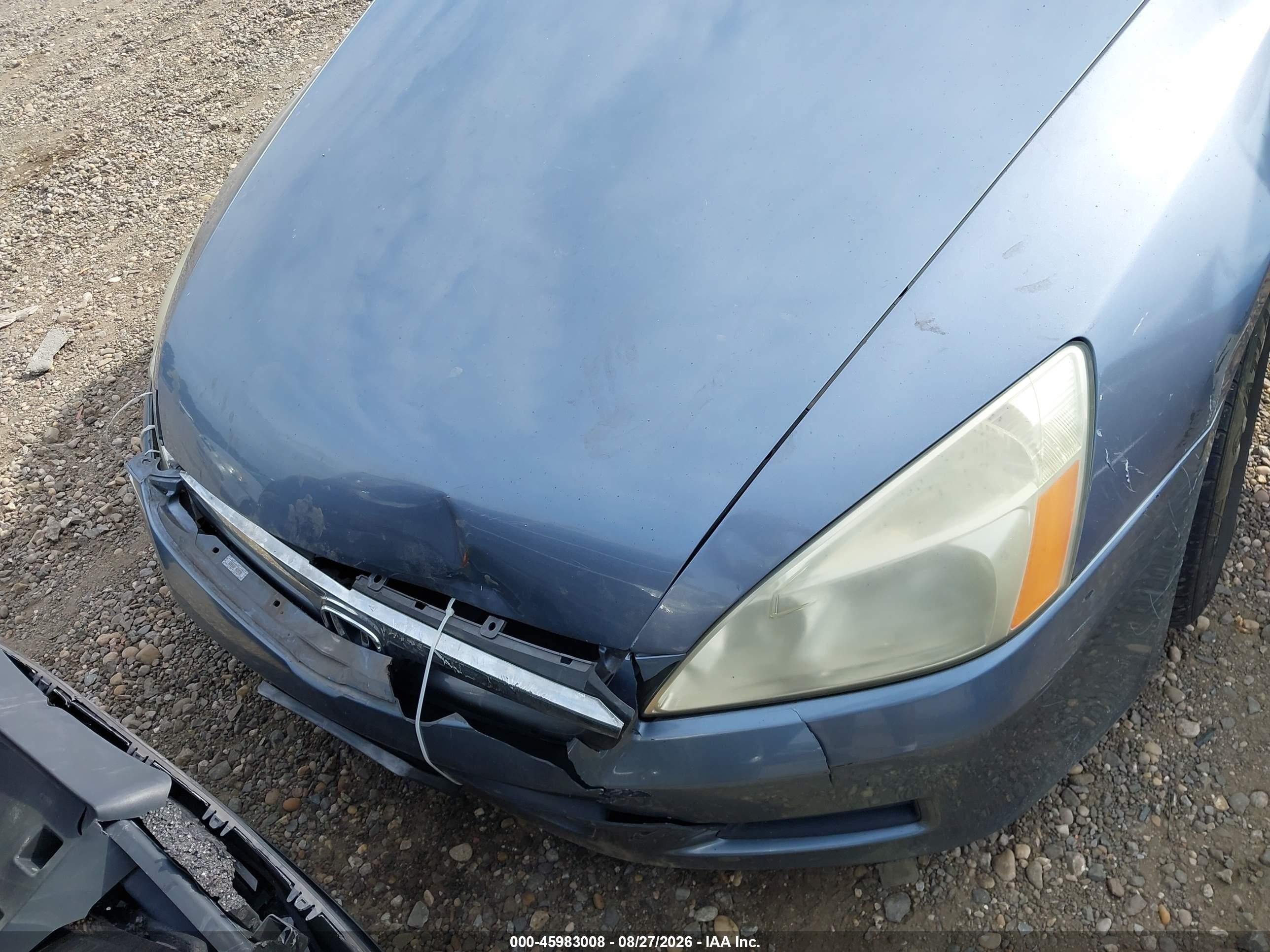 2007 Honda Accord 2.4 Se Синий vin: 1HGCM56377A203957