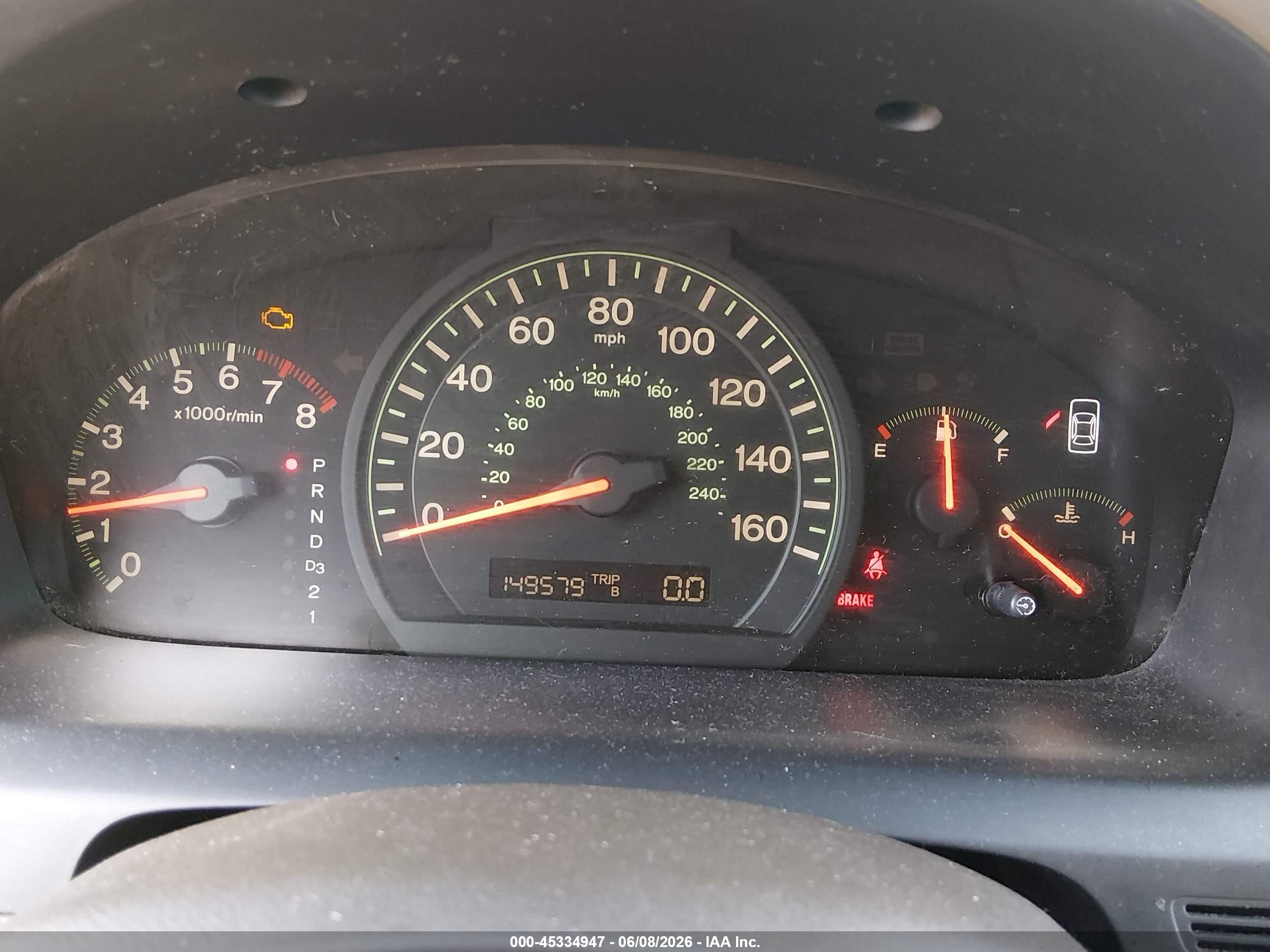 2003 Honda Accord 2.4 Lx Black vin: 1HGCM56383A028161