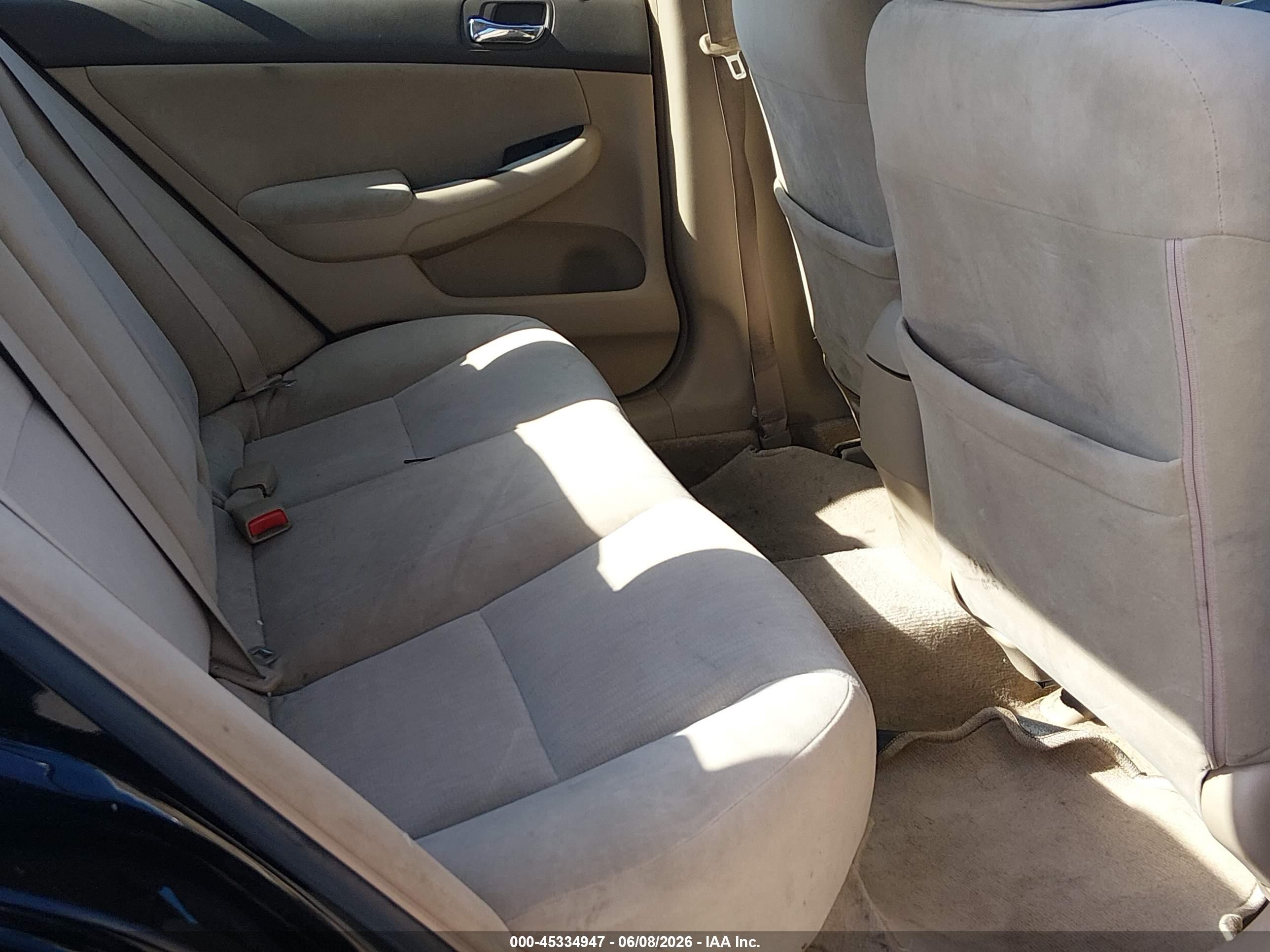 2003 Honda Accord 2.4 Lx Black vin: 1HGCM56383A028161