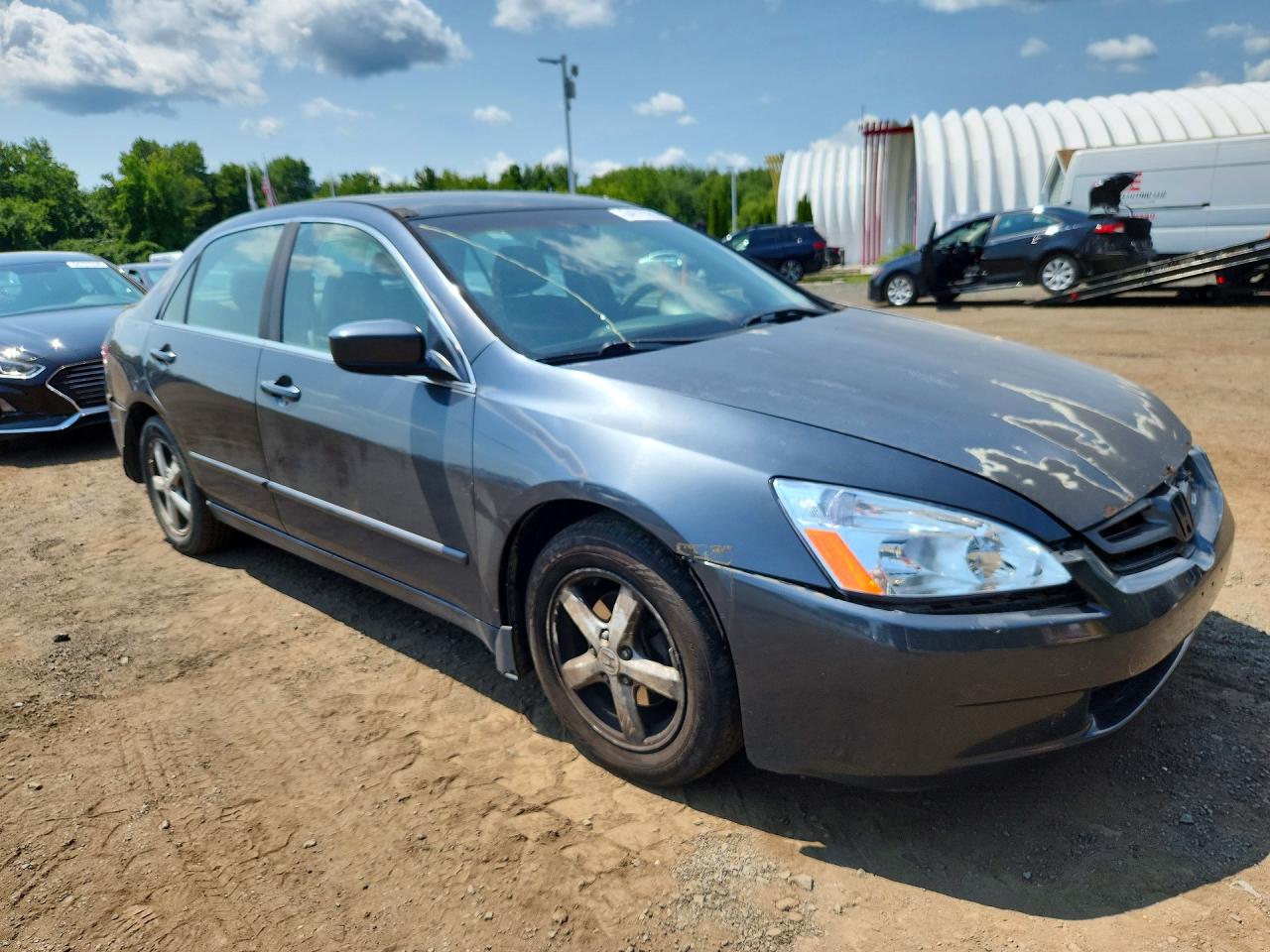 2003 Honda Accord Lx Blue vin: 1HGCM56383A042271