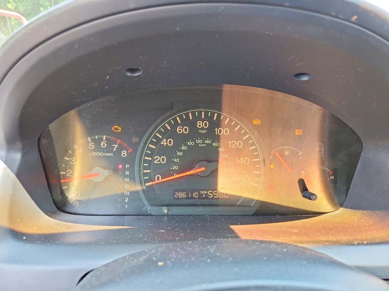 2003 Honda Accord Lx Blue vin: 1HGCM56383A042271