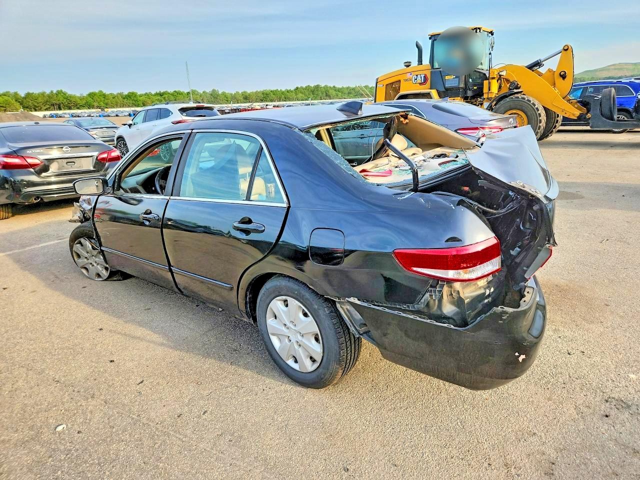 2003 Honda Accord Lx Black vin: 1HGCM56383A098632