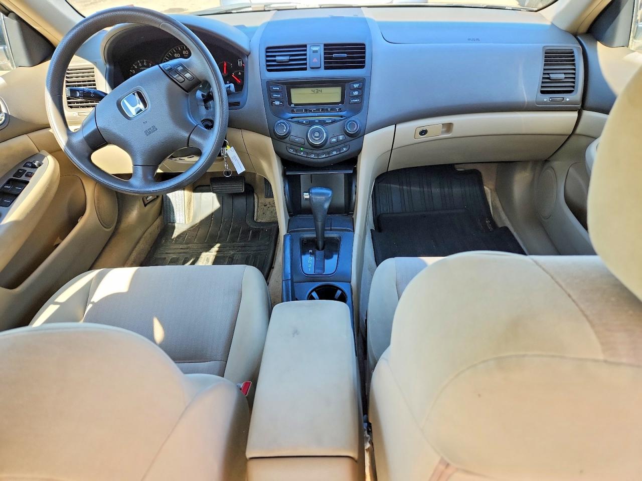 2004 Honda Accord Lx Beige vin: 1HGCM56384A043163
