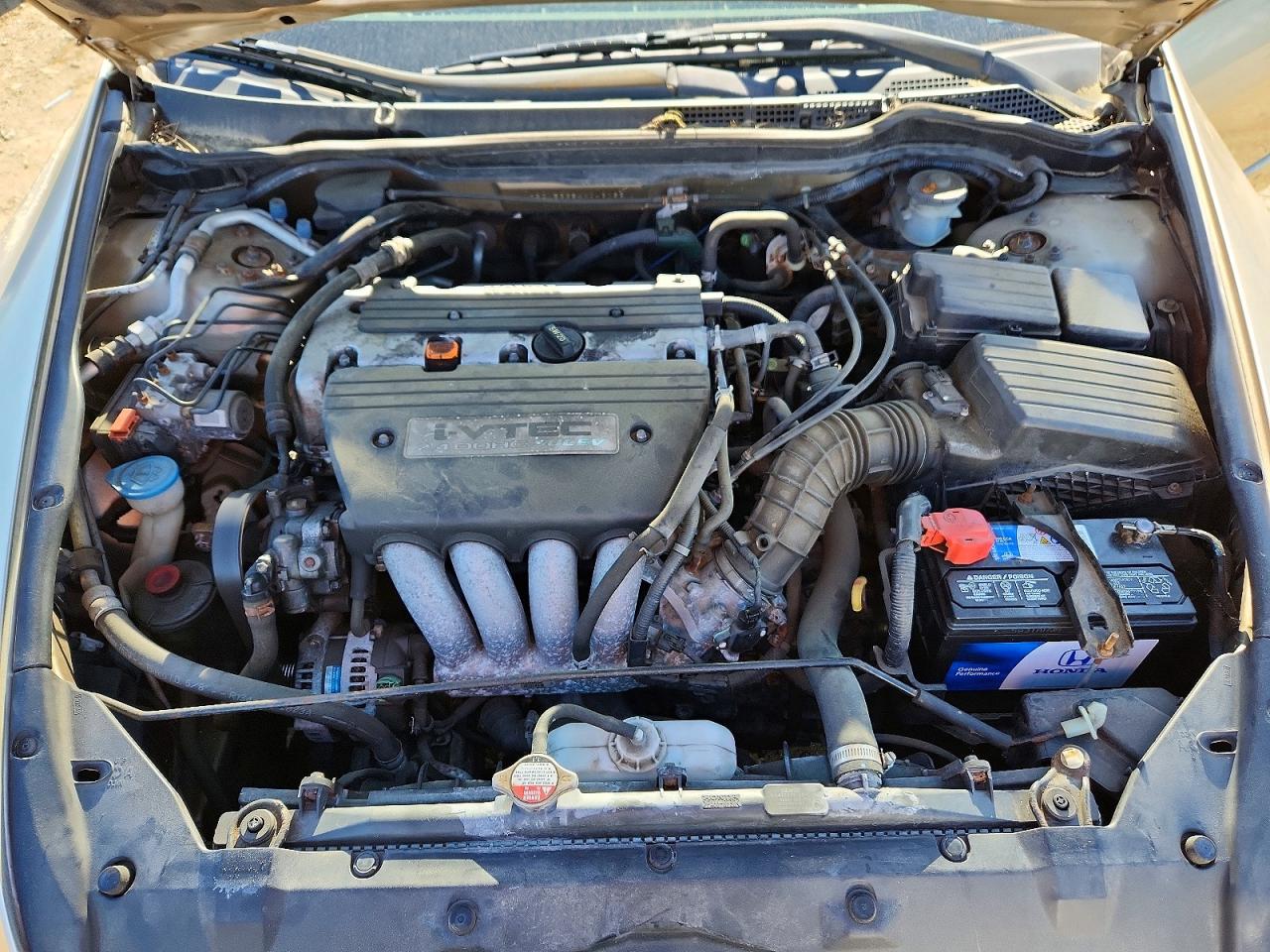 2004 Honda Accord Lx Beige vin: 1HGCM56384A043163