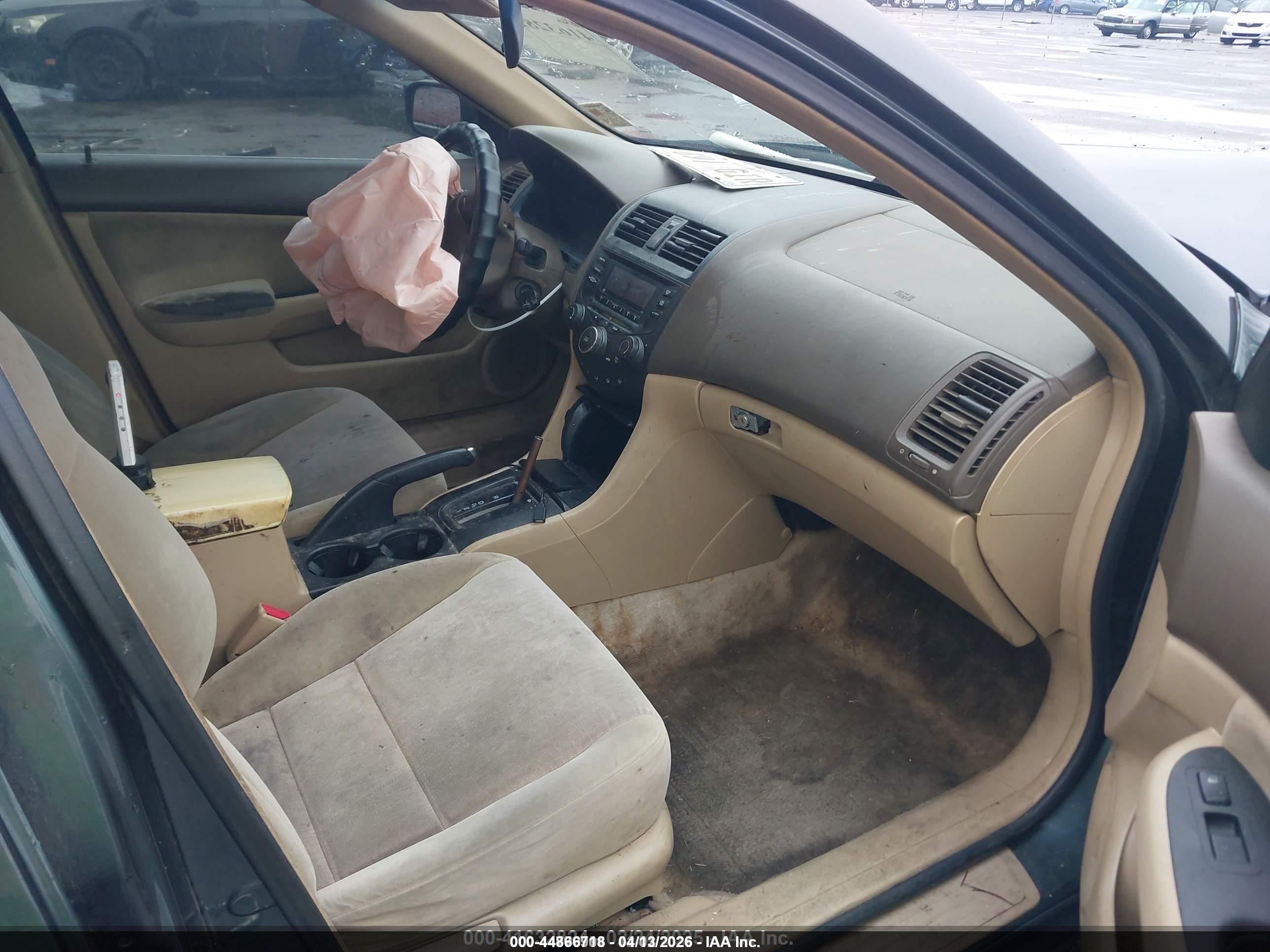 2004 Honda Accord 2.4 Lx Gray vin: 1HGCM56384A045026