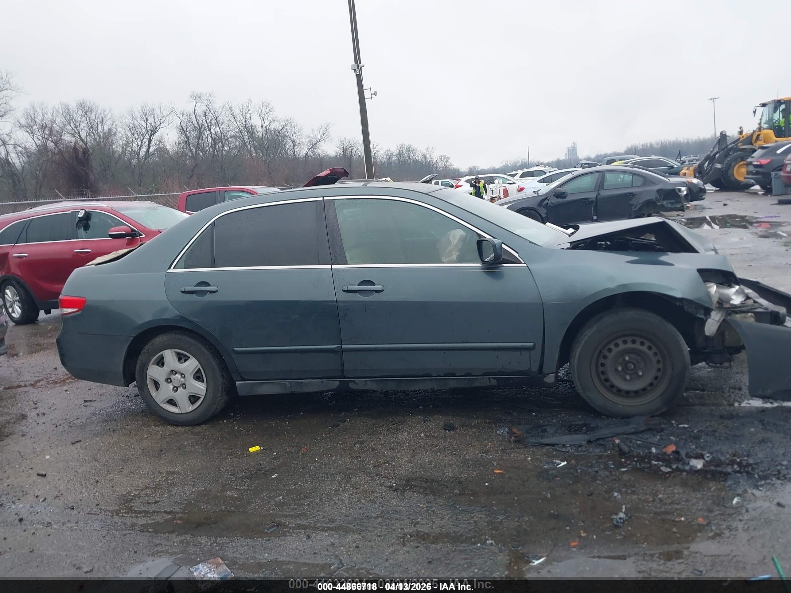 2004 Honda Accord 2.4 Lx Gray vin: 1HGCM56384A045026