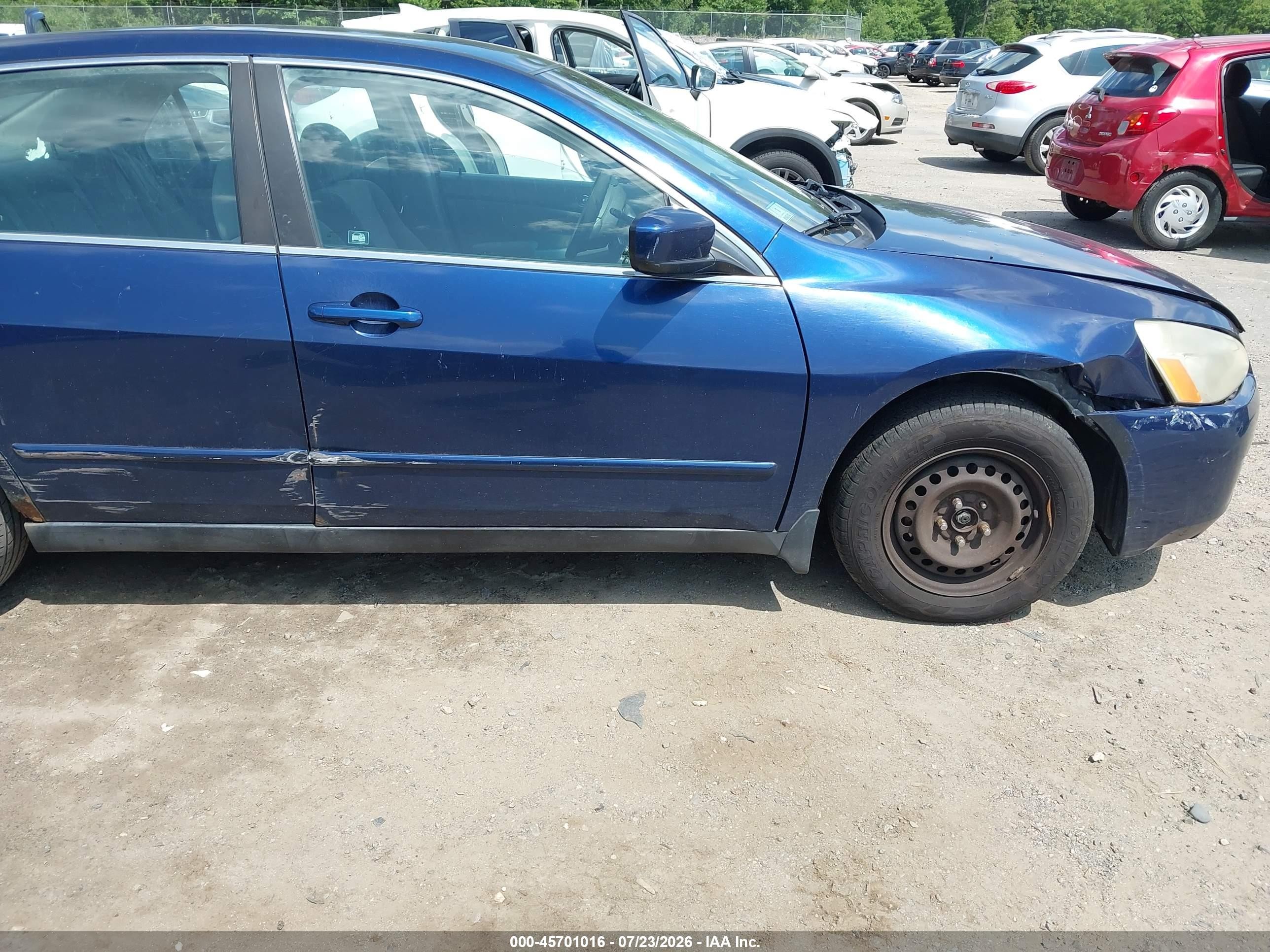 2004 Honda Accord 2.4 Lx Blue vin: 1HGCM56384A056382
