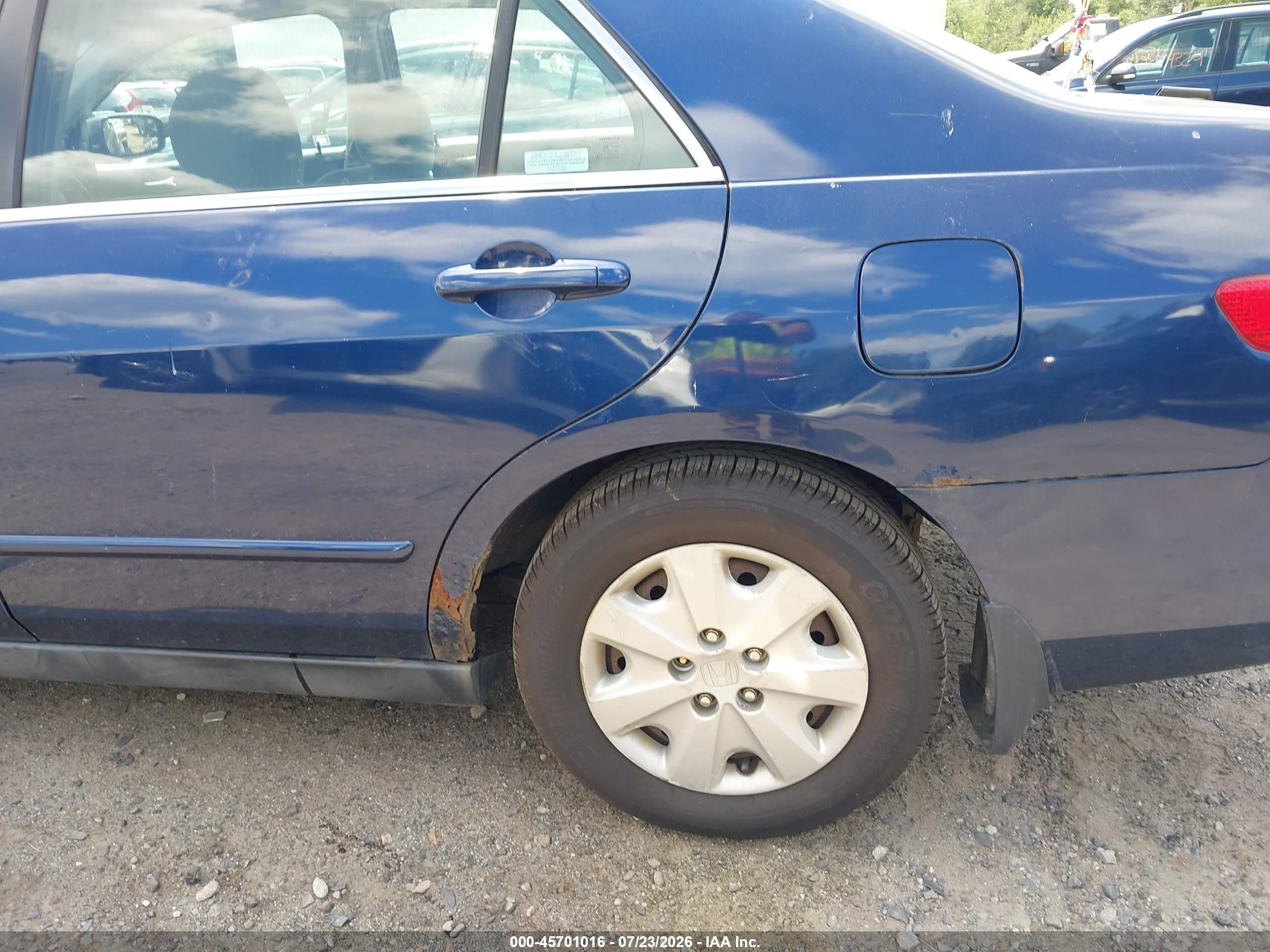 2004 Honda Accord 2.4 Lx Blue vin: 1HGCM56384A056382