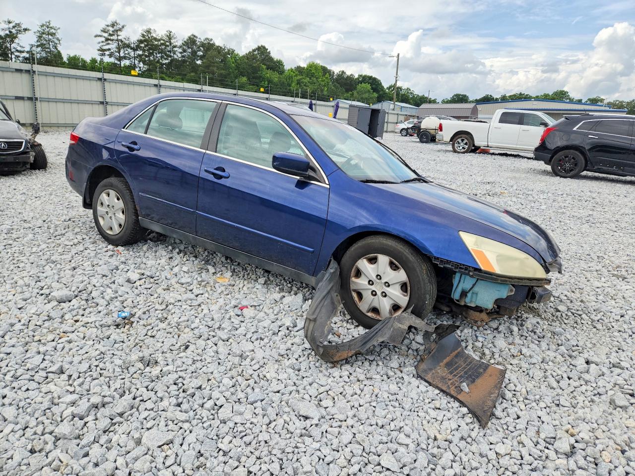 2004 Honda Accord Lx Blue vin: 1HGCM56384A059654