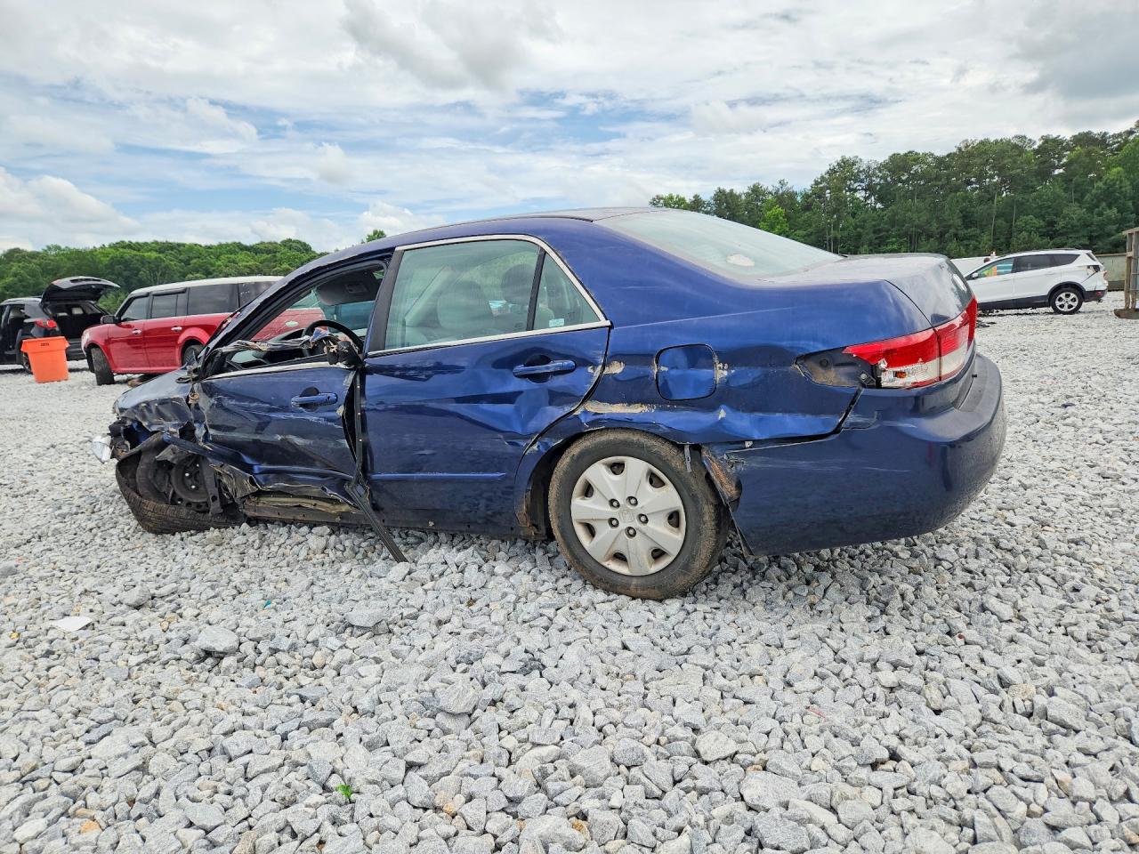 2004 Honda Accord Lx Blue vin: 1HGCM56384A059654