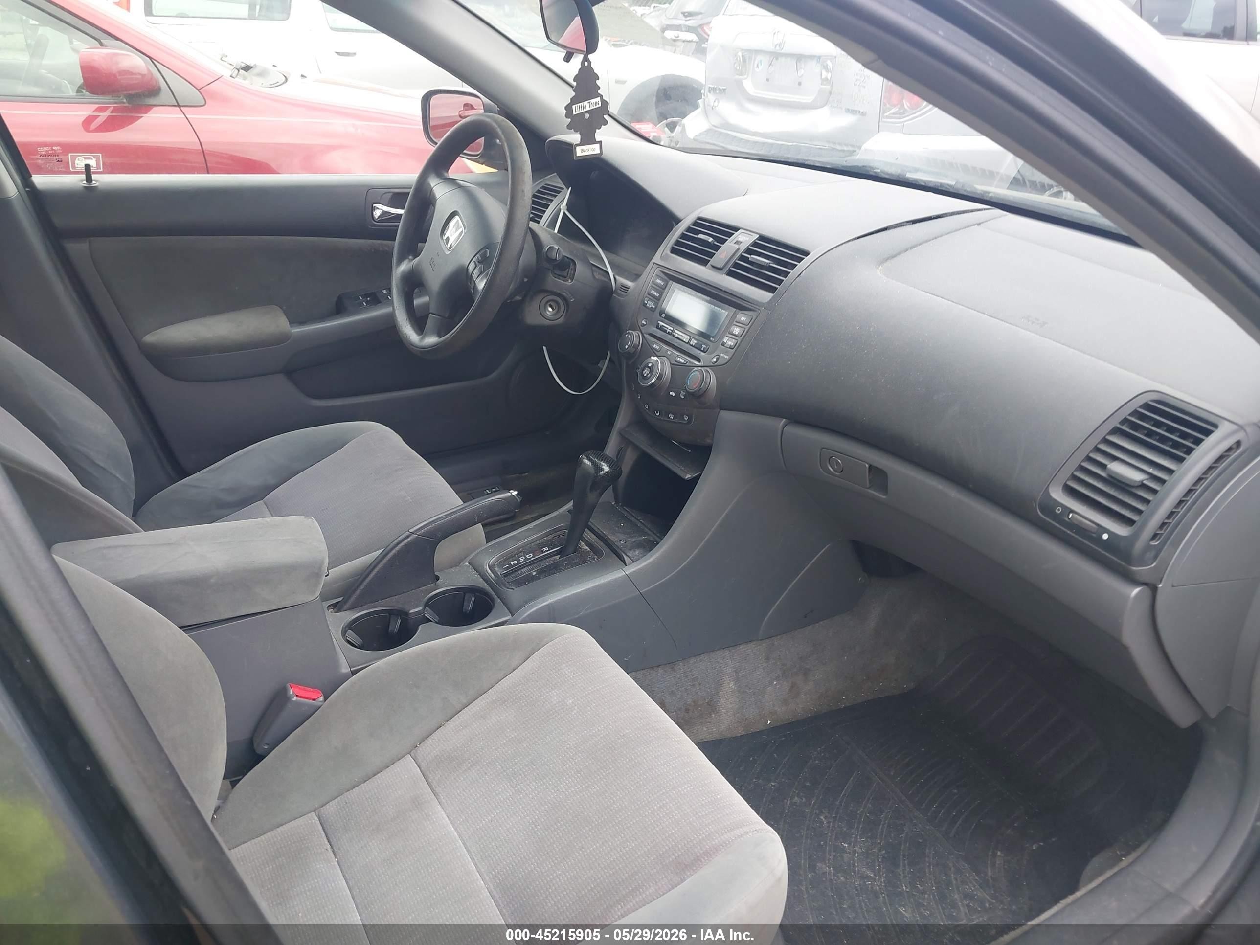 2004 Honda Accord 2.4 Lx Gray vin: 1HGCM56384A131033