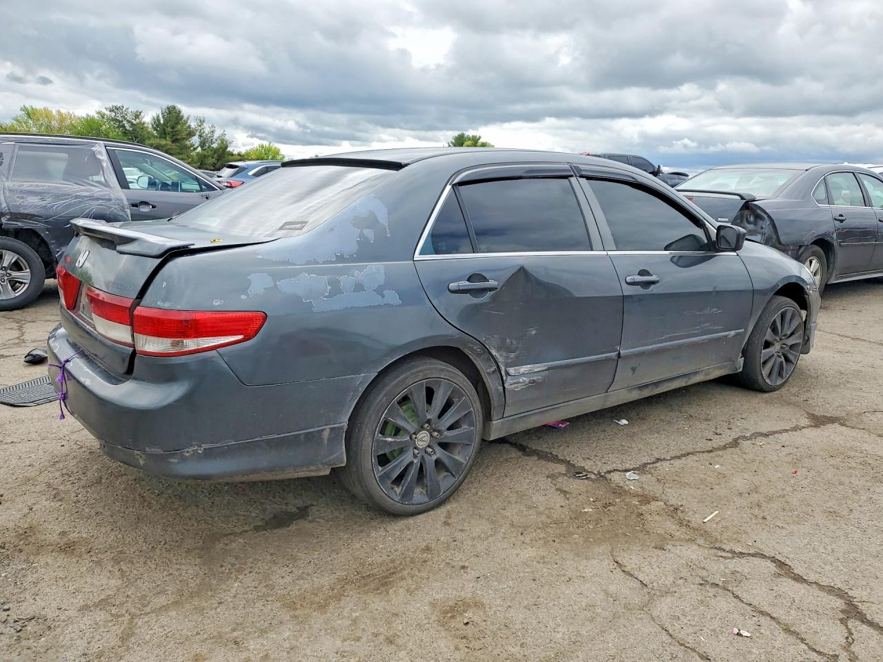 2004 Honda Accord Lx Серый vin: 1HGCM56384A134191