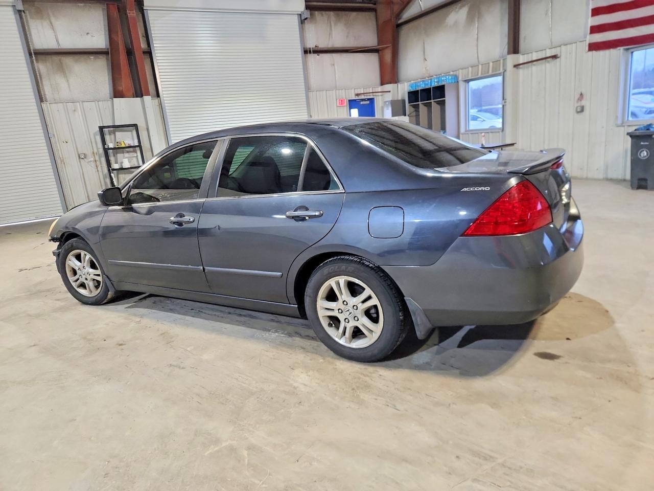 2006 Honda Accord Se Blue vin: 1HGCM56386A058717