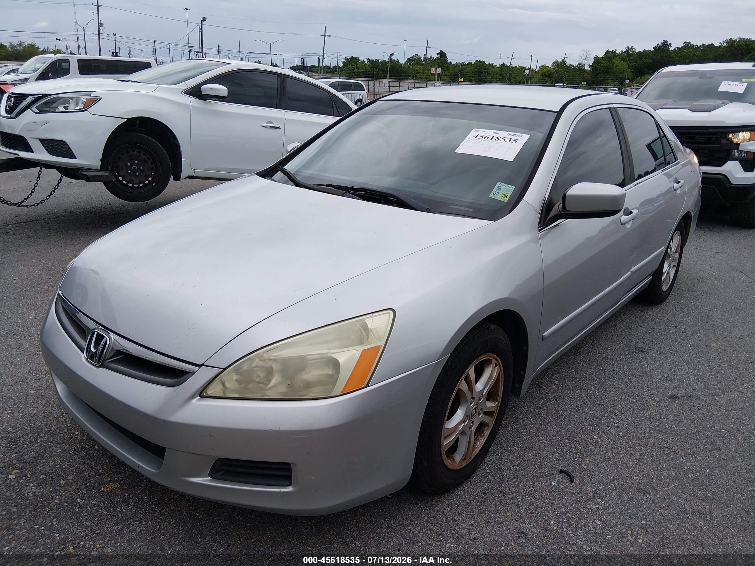 2006 Honda Accord 2.4 Se Gray vin: 1HGCM56386A110556