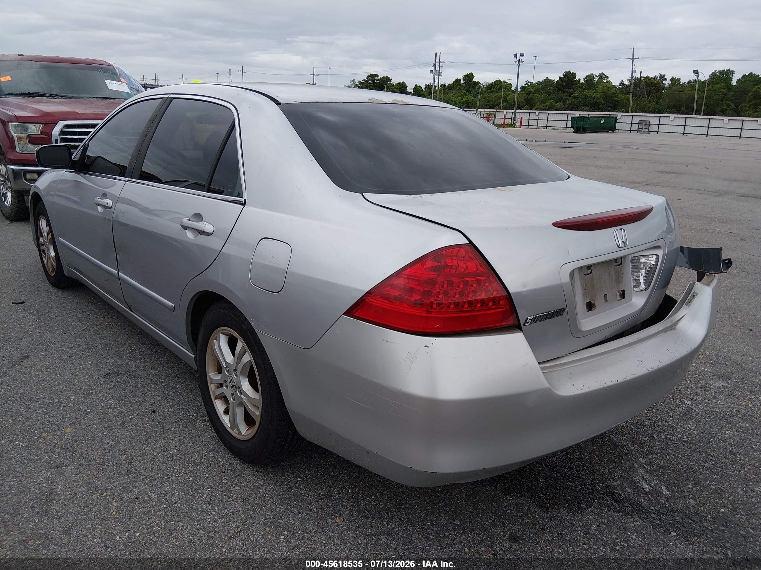 2006 Honda Accord 2.4 Se Gray vin: 1HGCM56386A110556