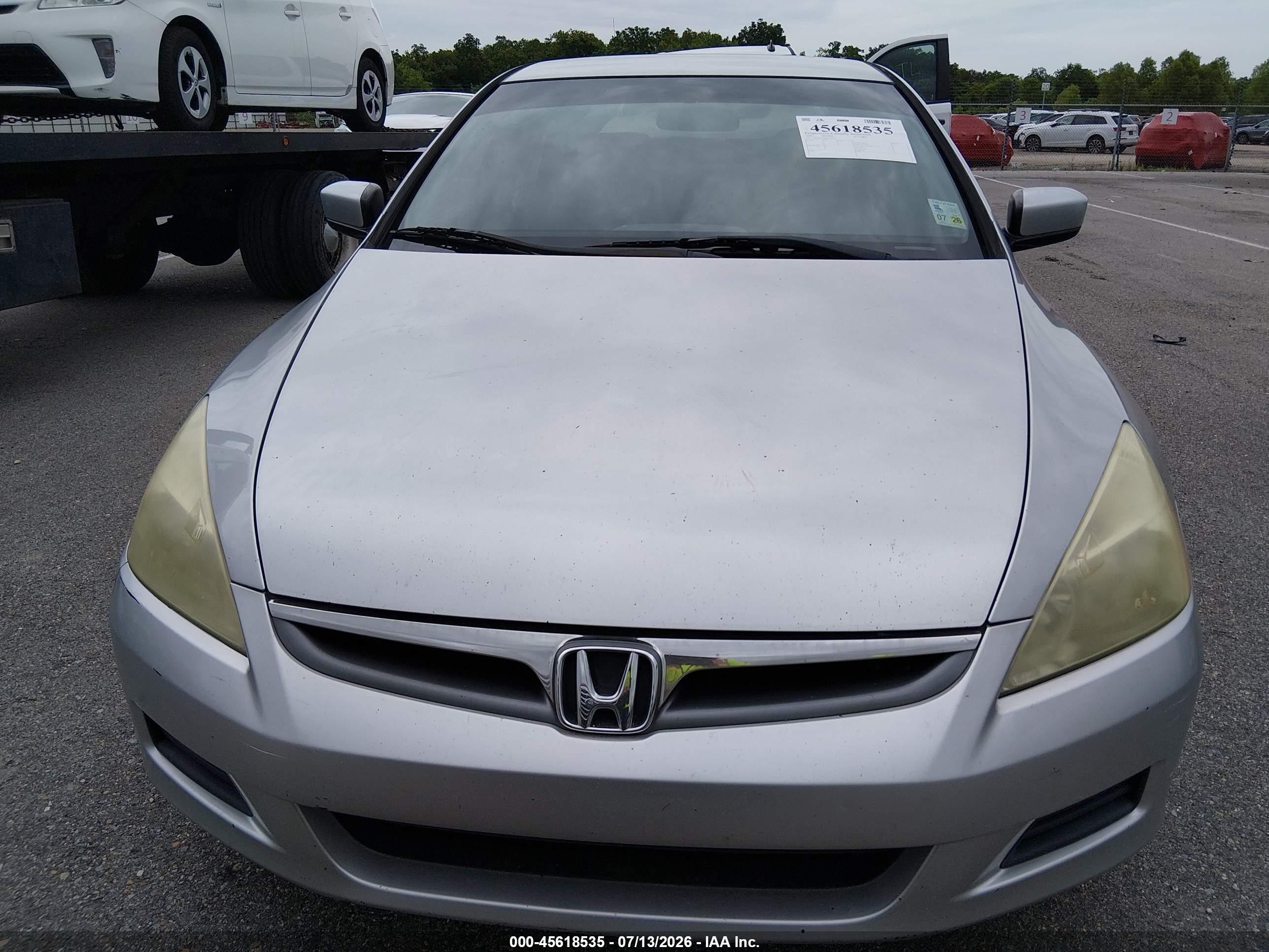 2006 Honda Accord 2.4 Se Gray vin: 1HGCM56386A110556